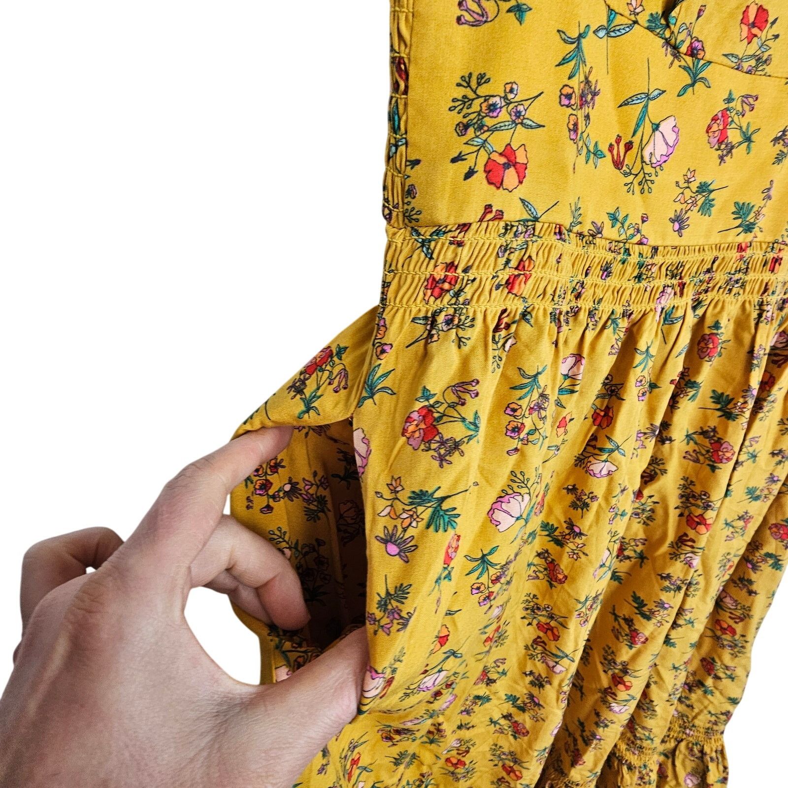 Matisse Matilda Jane Brilliant Daydream Fantasy Floral Sun Dress S Size S / US 4 / IT 40 - 5 Thumbnail