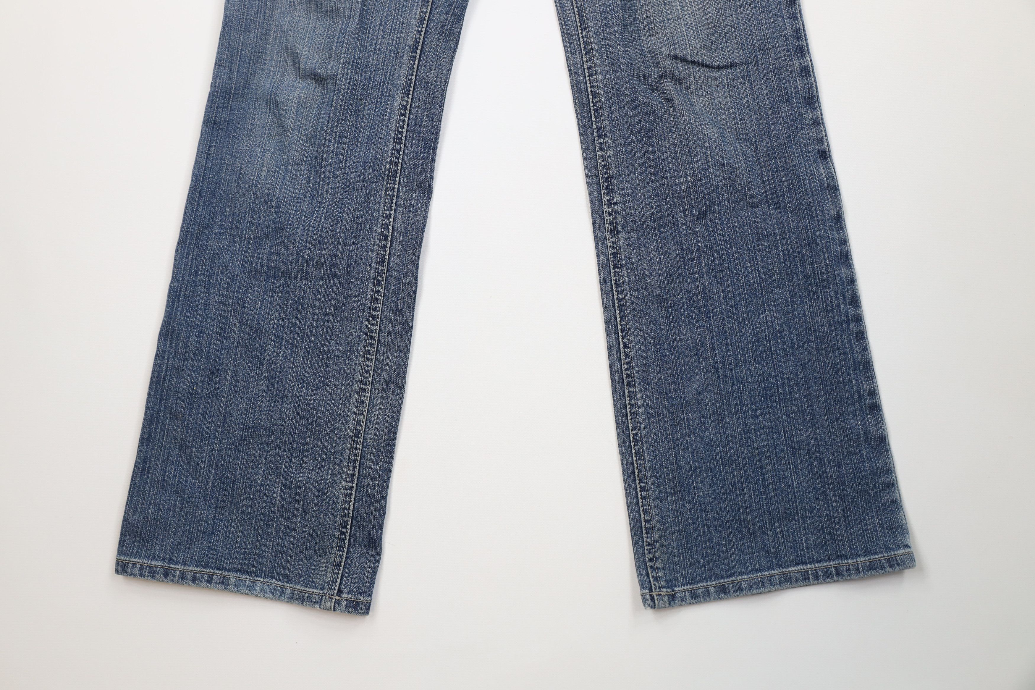 Vintage Vintage Y2K Babydoll Streetwear Wide Leg Denim Jeans Blue Size 32" / US 10 / IT 46 - 4 Thumbnail