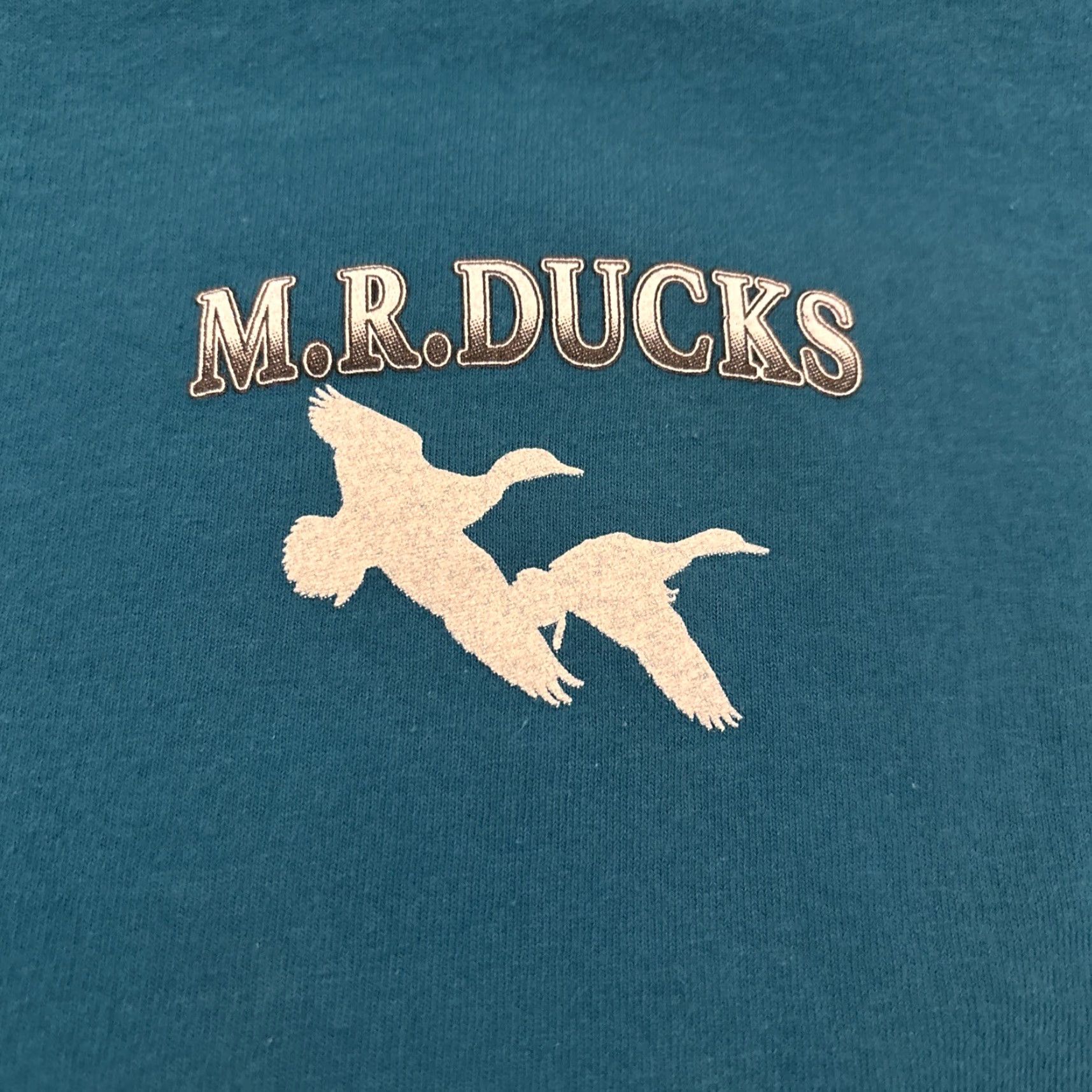 Vintage VINTAGE M.R. DUCKS T-Shirt Mallards Turquoise 2XL Mens Size US XXL / EU 58 / 5 - 2 Thumbnail