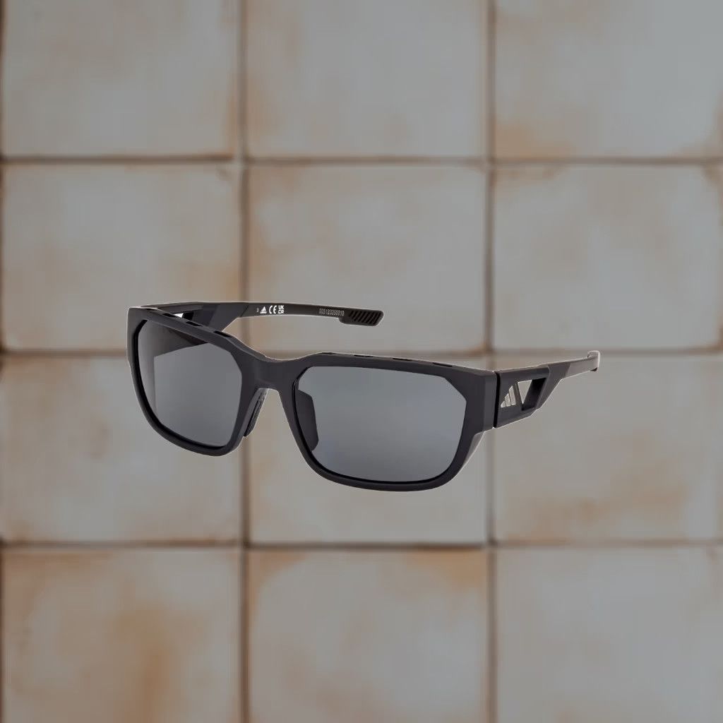 Adidas ADIDAS SPORT SUNGLASSES SP0092 58mm IV1310 BLACK UNISEX Sunglasses Unisex Adults 58 mm Sports Square Size ONE SIZE - 1 Thumbnail