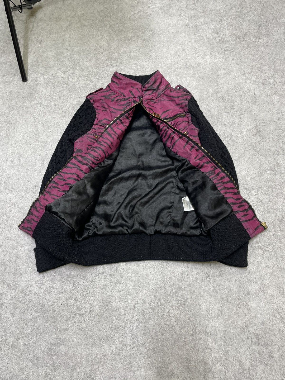 If Six Was Nine × Japanese Brand × Le Grande Bleu (L.G.B.) WCJ Leopard Knit Bomber — 2000s Tokyo Energy Size US M / EU 48-50 / 2 - 12 Thumbnail