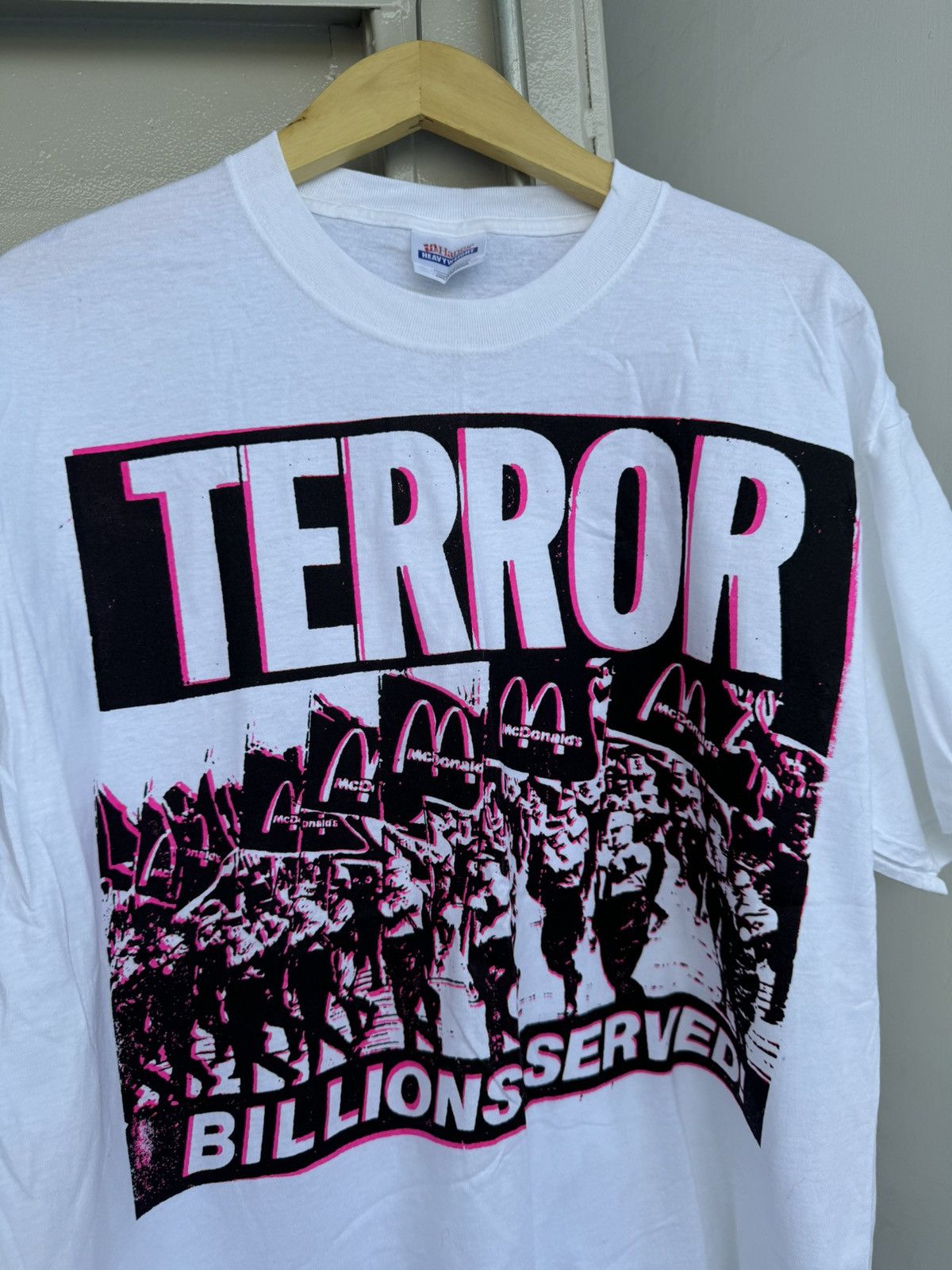 Band Tees × Designer Terror worldwide bilions served Hand printed by Don Rock Size US L / EU 52-54 / 3 - 3 Thumbnail