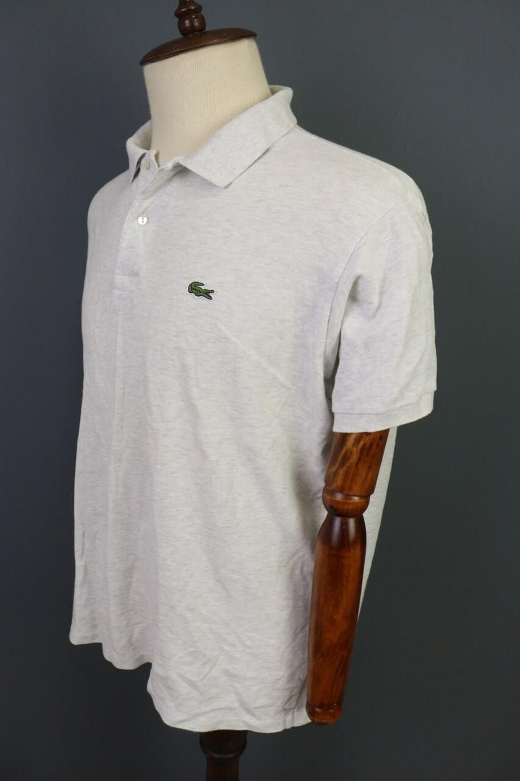 Lacoste Lacoste Classic Fit Gray Short Sleeve Polo Shirt Size 6 / XL Size US XL / EU 56 / 4 - 5 Thumbnail