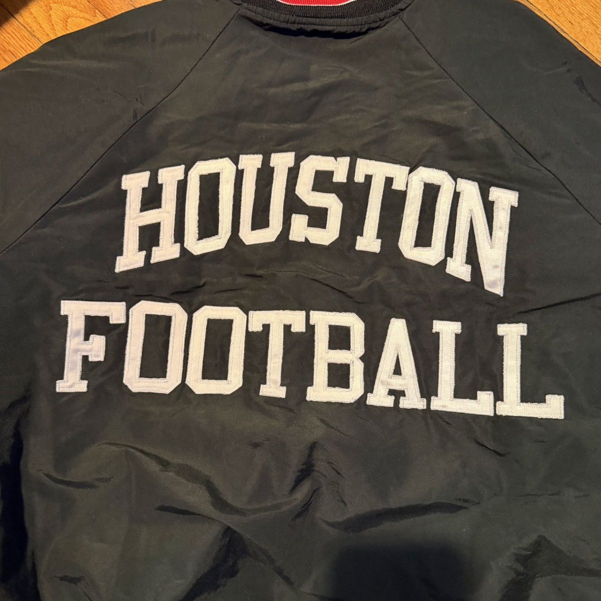 Vintage VTG Houston Texas Football Hartwell Sports Bomber Jacket Size US XL / EU 56 / 4 - 2 Thumbnail