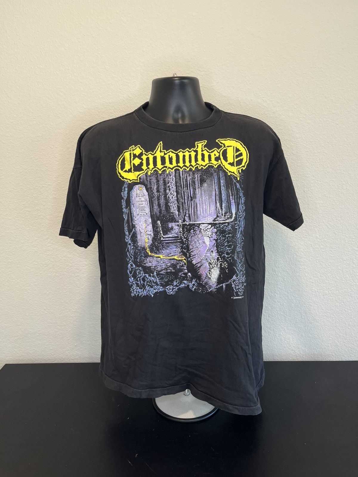 Band Tees × Vintage Entombed shirt 90s vintage death metal rock band Size US L / EU 52-54 / 3 - 1 Thumbnail