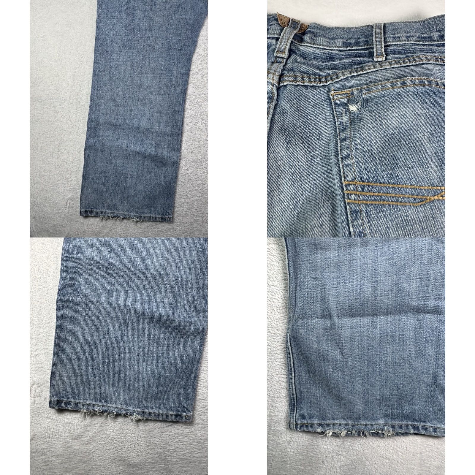 Ariat Ariat M4 Jeans Men's 38x30 Distressed Bootcut Denim Blue 5-Pocket Western Work Jeans Men's Regular Size 38 Size US 38 / EU 54 - 9 Thumbnail