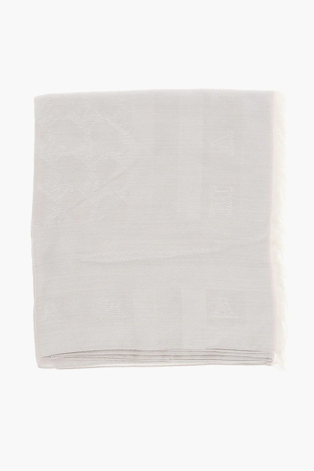 Max Mara og1mm0426 Size: OS / Wool-Blend Jacquard Scarf in Pink Size ONE SIZE - 2 Thumbnail