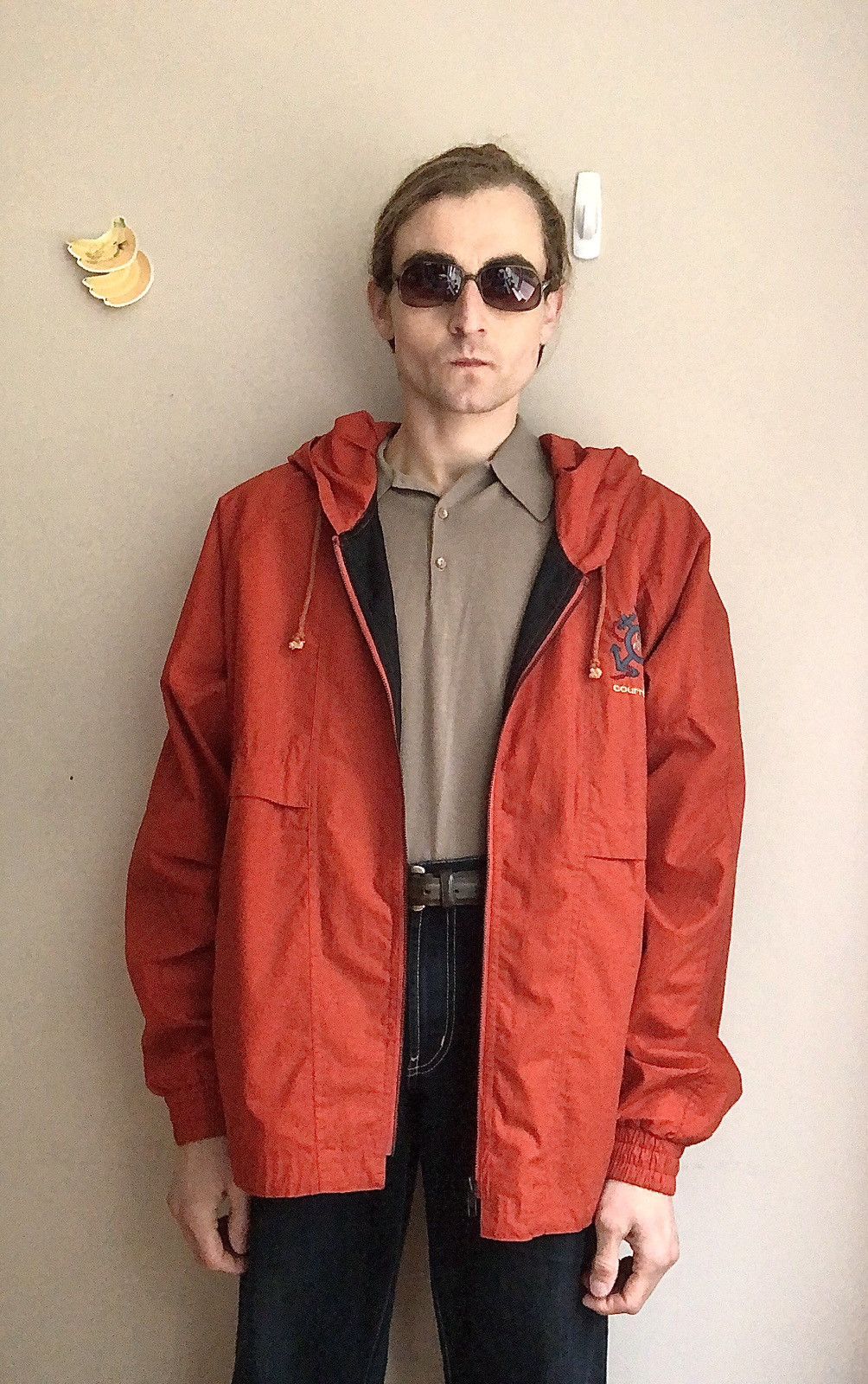 Andre Courreges × Courreges Courrèges Homme Vintage Burnt Orange Nautical Logo Jacket Size US L / EU 52-54 / 3 - 5 Thumbnail