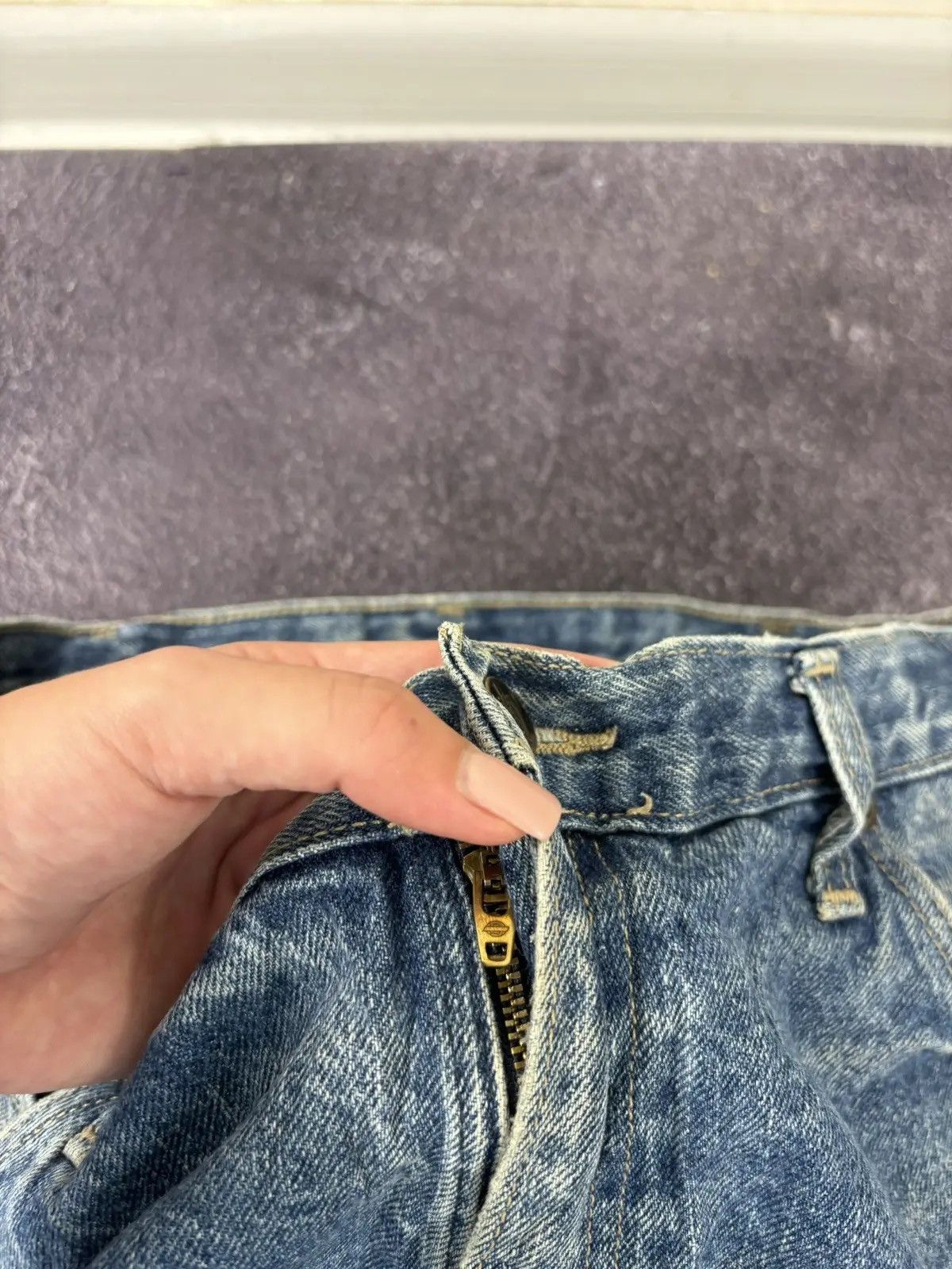 Dickies × Vintage Vintage Dickies Y2K Blue American Denim Work Hype Jeans Size US 36 / EU 52 - 13 Thumbnail