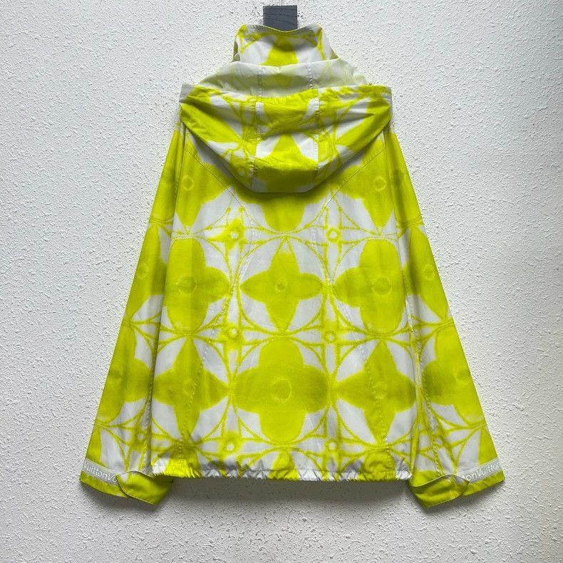 Louis Vuitton Louis Vuitton Yellow Print Rain Jacket-2506 Size XL / US 12-14 / IT 48-50 - 2 Thumbnail