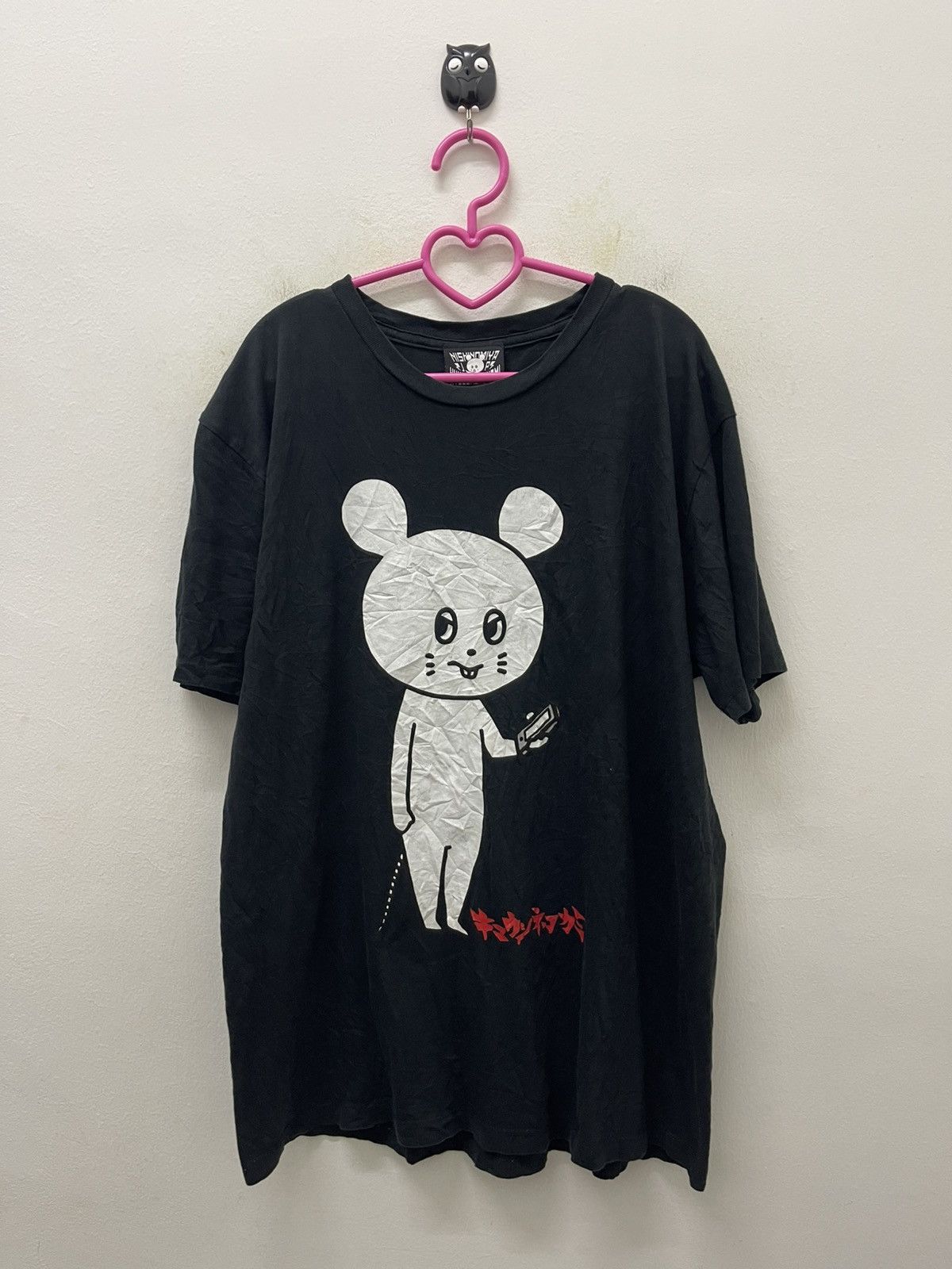 Band Tees Rare Vintage KYUSO NEKOKAMI Japanese Punk Rock Band Size US XL / EU 56 / 4 - 1 Thumbnail