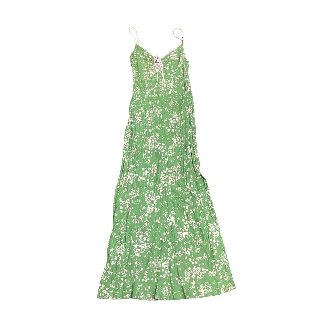 Other Rumored Daytona Green Ditsy Floral Maxi Dress Summer Boho Size S / US 4 / IT 40 - 1 Thumbnail