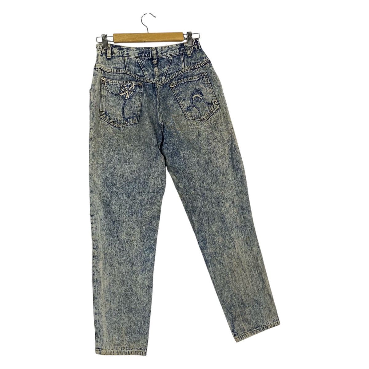 Designer × Vintage Vintage jeans beautiful floral made in china very rare Size 26" / US 2 / IT 38 - 8 Thumbnail