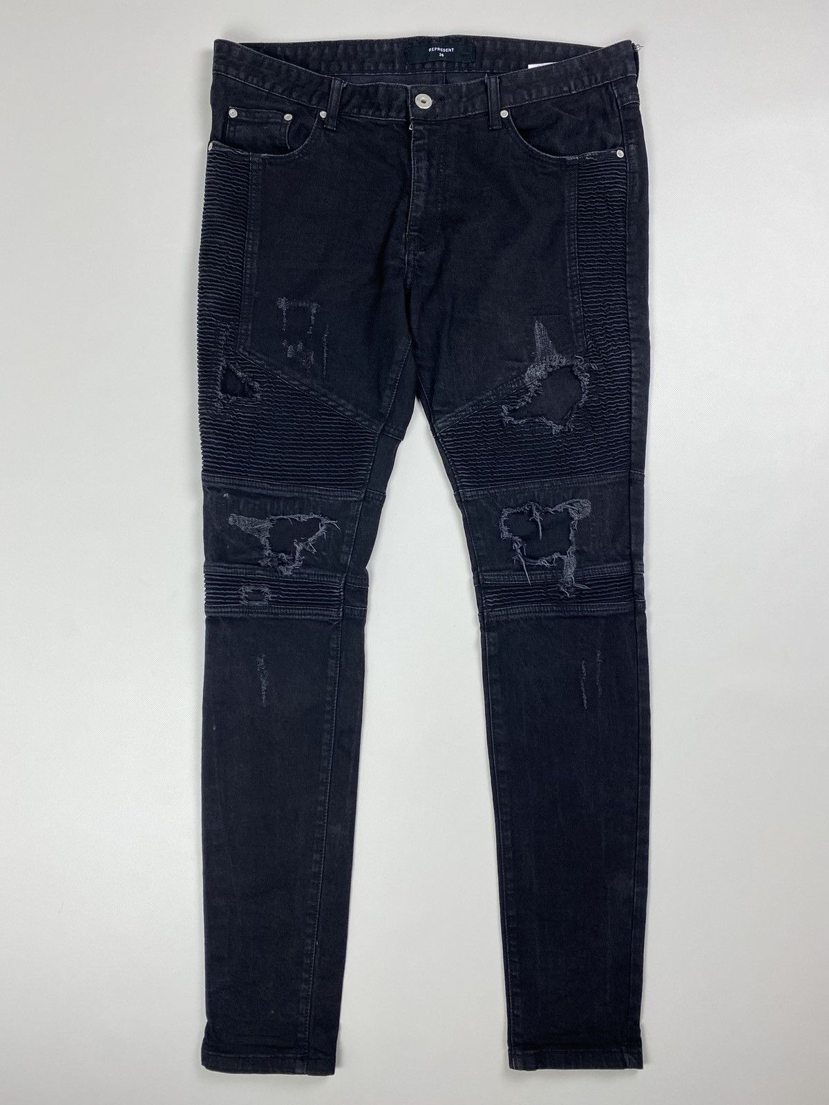 Represent Clo. Represent Skinny Biker Denim Size US 36 / EU 52 - 1 Thumbnail