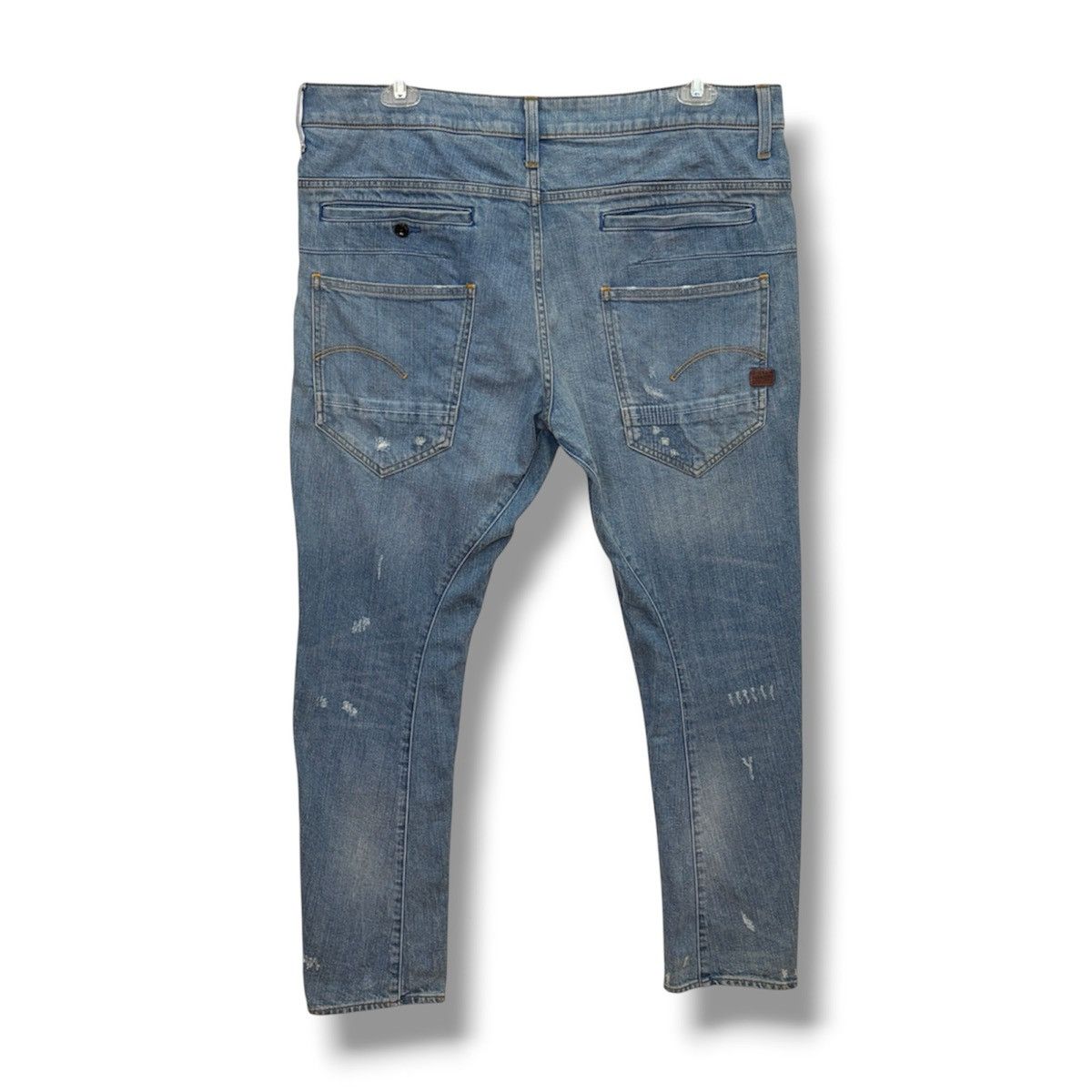 G-Star G-Star RAW D-Staq 3D Slim Jeans 36x32 Distressed 40" Waist Size US 36 / EU 52 - 2 Thumbnail
