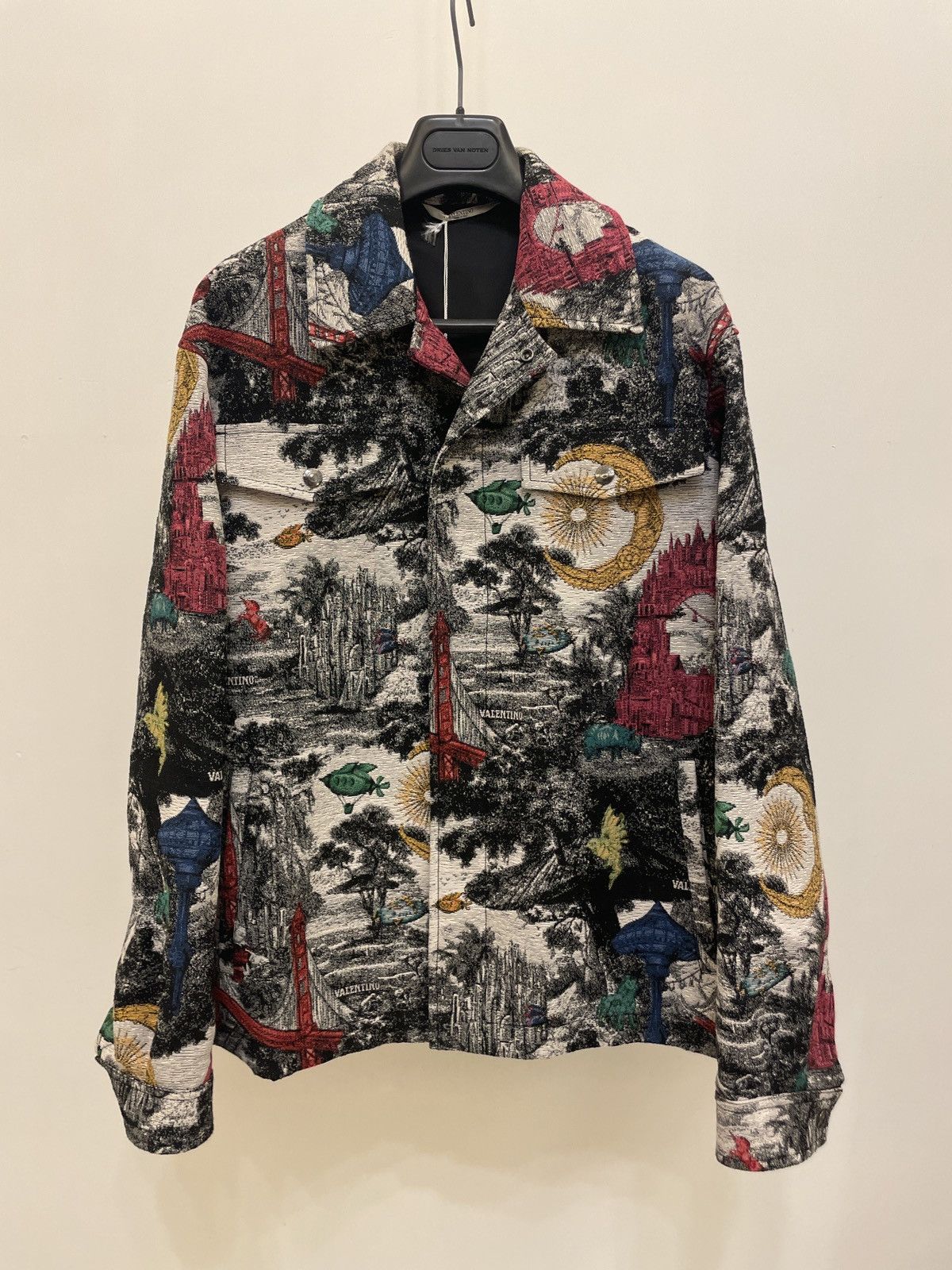 ジャケット・アウター VALENTINO JACQUARD DENIM LONG COAT 46 VALENTINO JACQUARD DENIM LONG COAT 46 - メルカリ