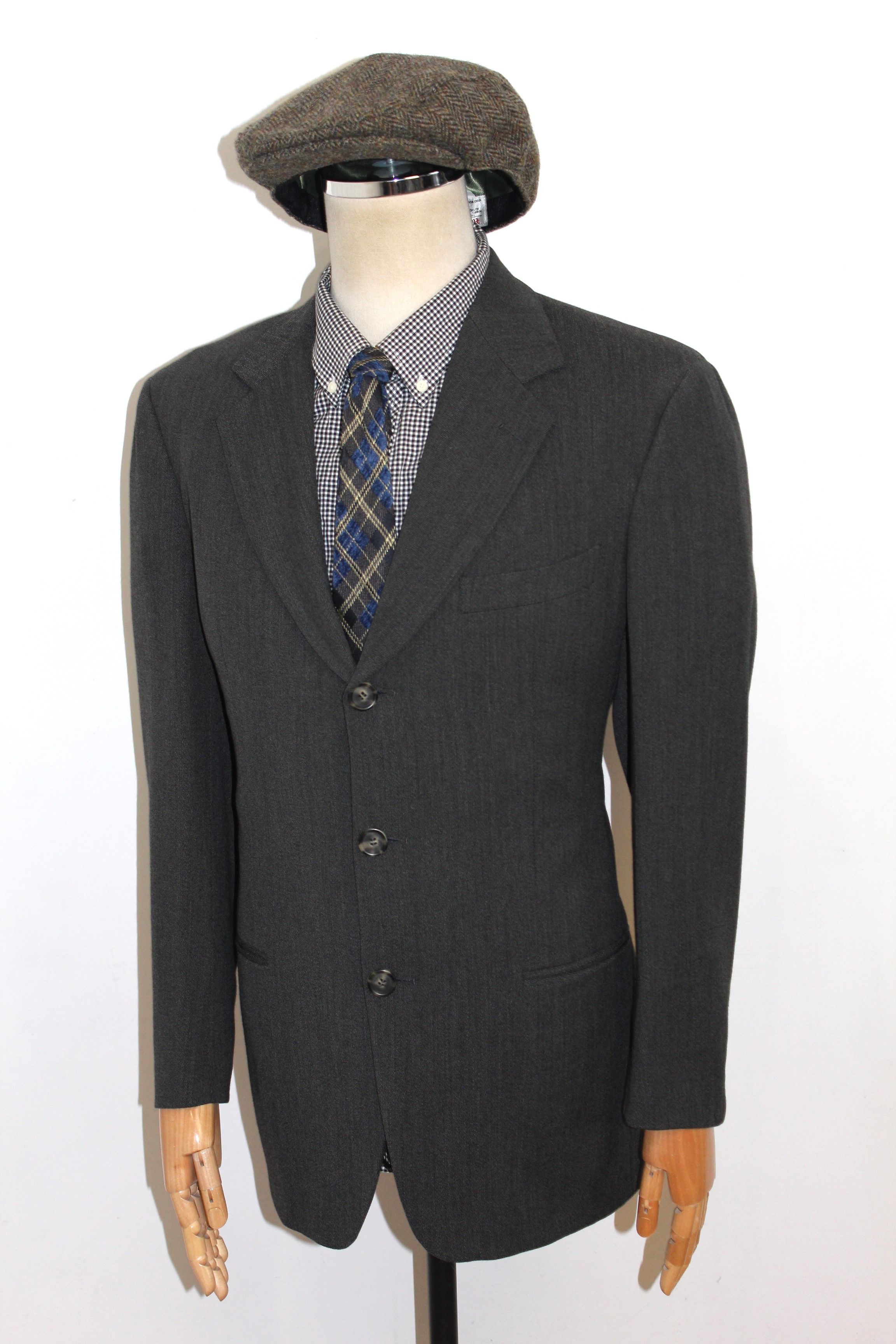 Designer Mens Ermenegildo Zegna Soft Blazer Jacket Size 48 Size US M / EU 48-50 / 2 - 2 Thumbnail