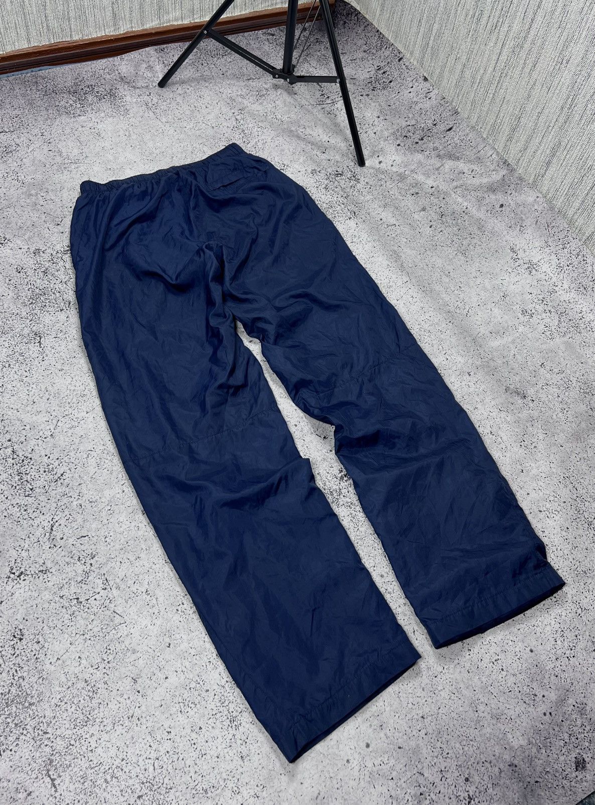 Nike Nike blue drill sport pants , vintage tag logo - baggy fit Size US 34 / EU 50 - 3 Thumbnail