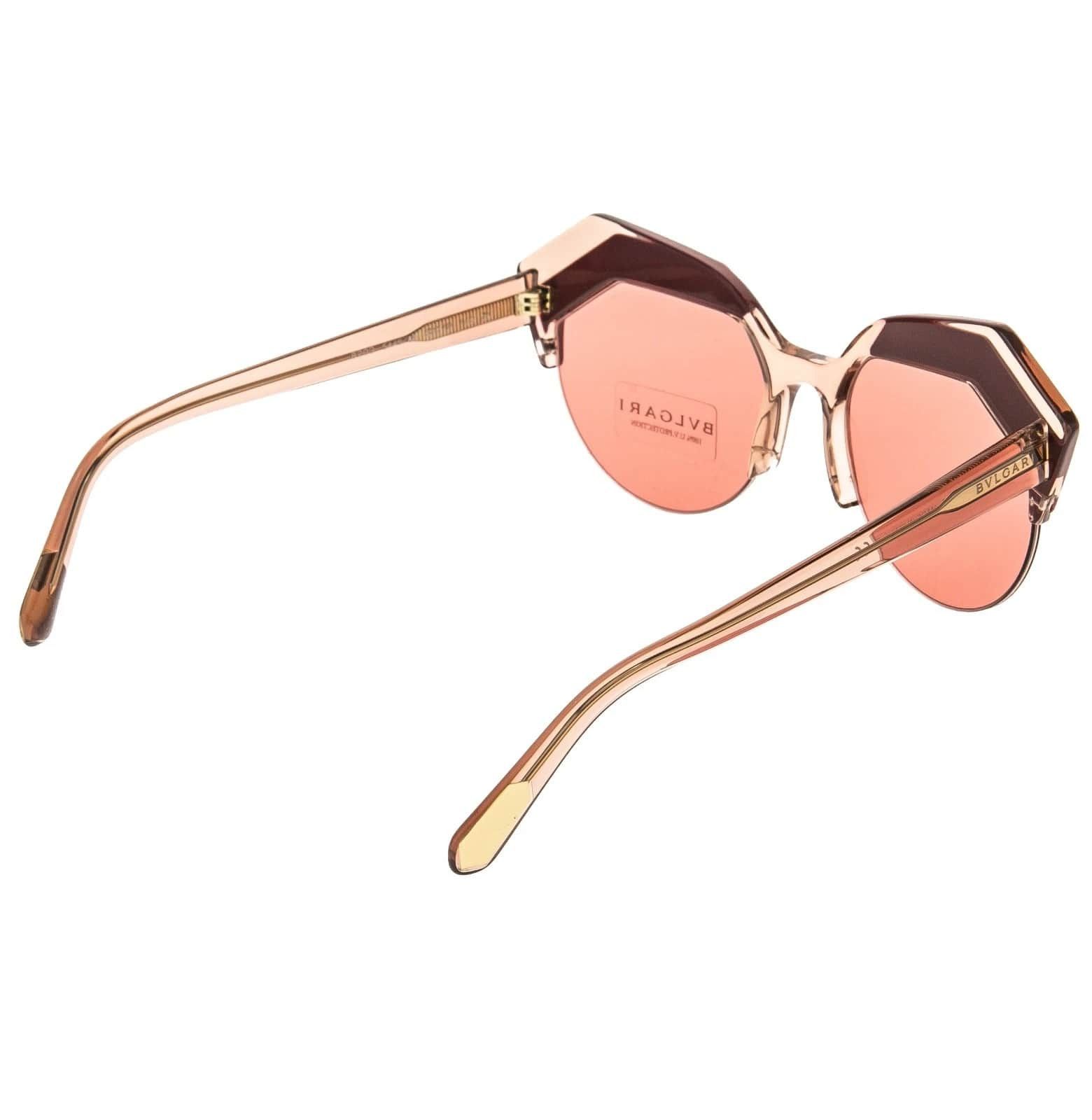 Bvlgari BULGARI BV8203 SERPENTEYES Translucent Peach Sunglass 8203 Size ONE SIZE - 5 Thumbnail