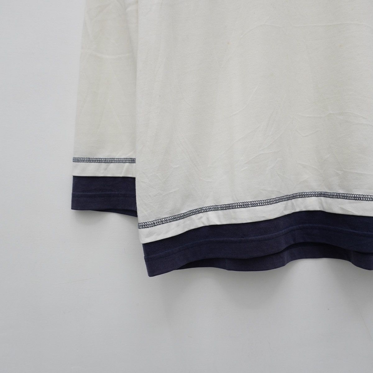 Japanese Brand 90s Sick Edwin Japan Longsleeve Double Layer Tee Size US L / EU 52-54 / 3 - 7 Thumbnail