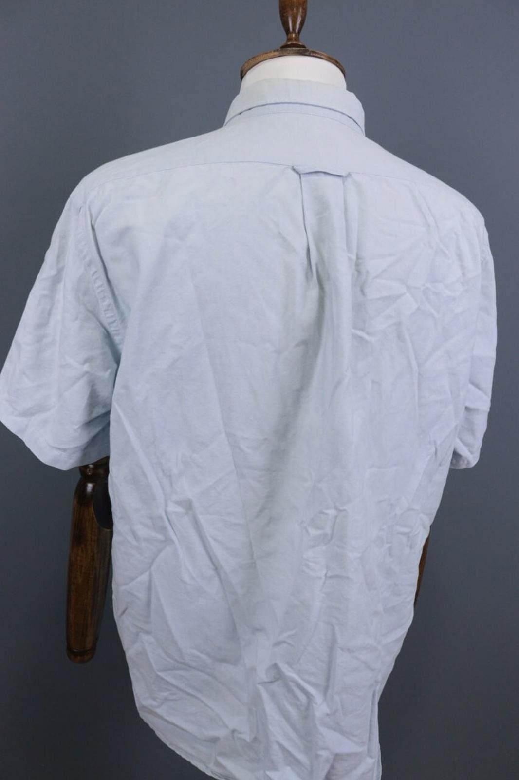 Lacoste Lacoste Blue Short Sleeve Button Down Casual Shirt Size 44 Size US M / EU 48-50 / 2 - 12 Thumbnail