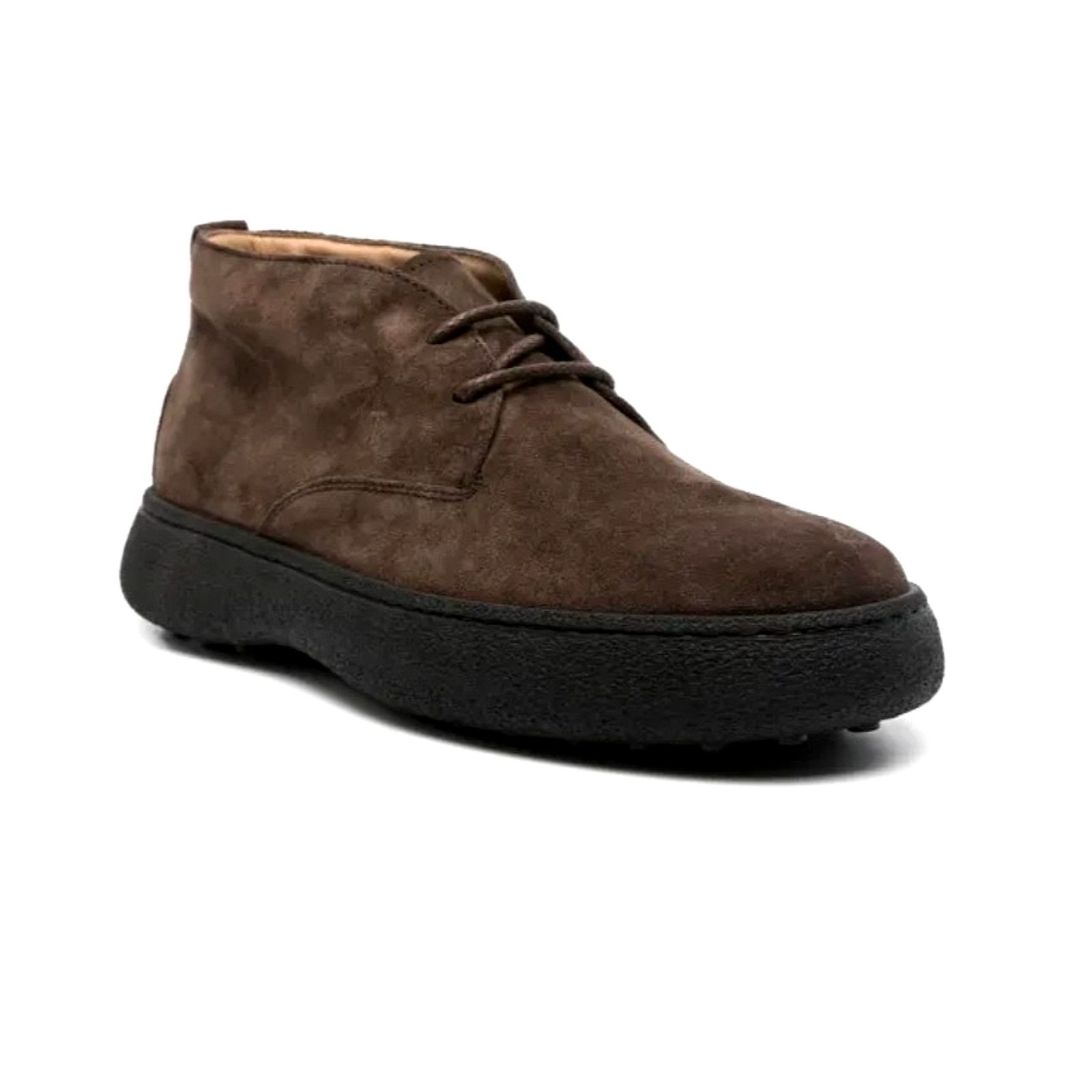Tod's TODS Men Boots - Brown Suede Lace-Up Boot UK 6.5 / US 7.5 Size US 7 / EU 40 - 1 Thumbnail