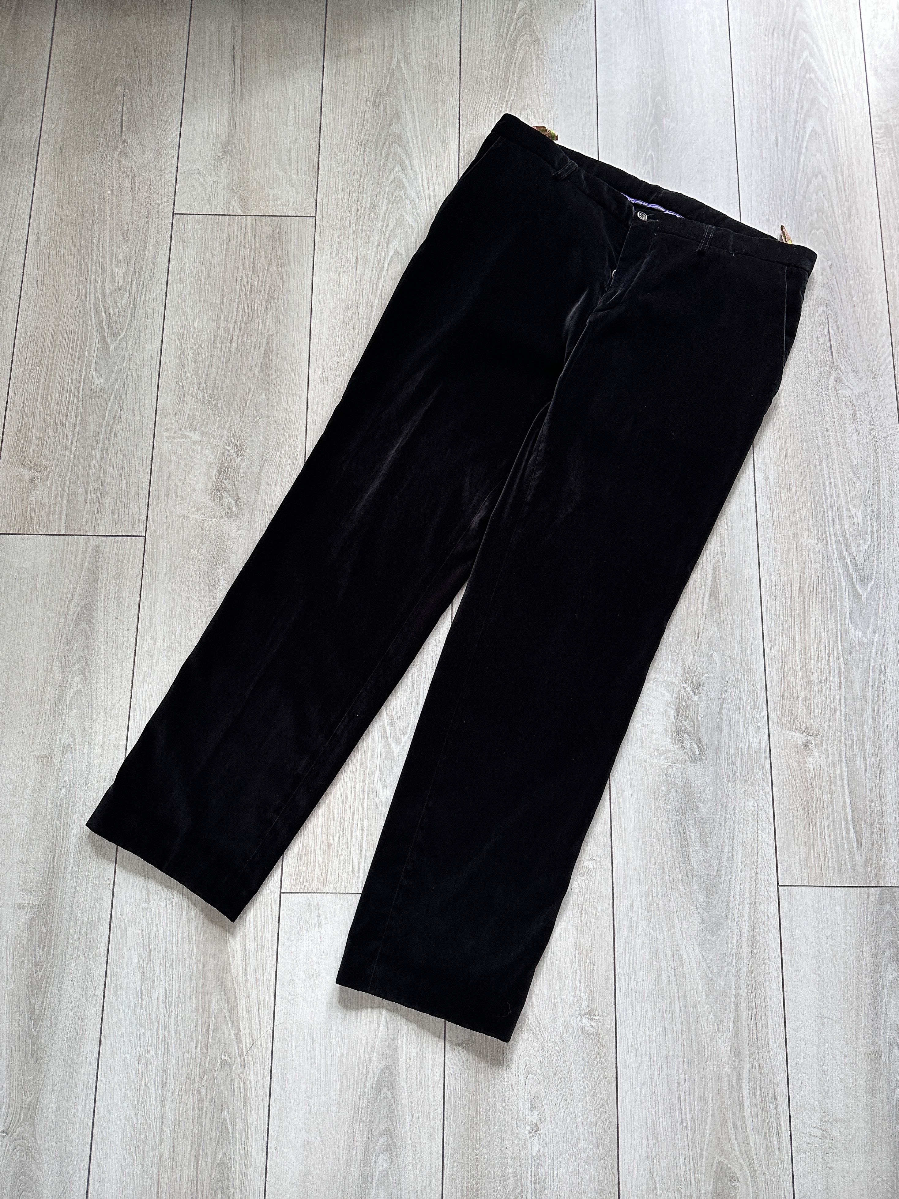 Etro Vintage Etro Velour Pants Trousers Size US 38 / EU 54 - 1 Thumbnail