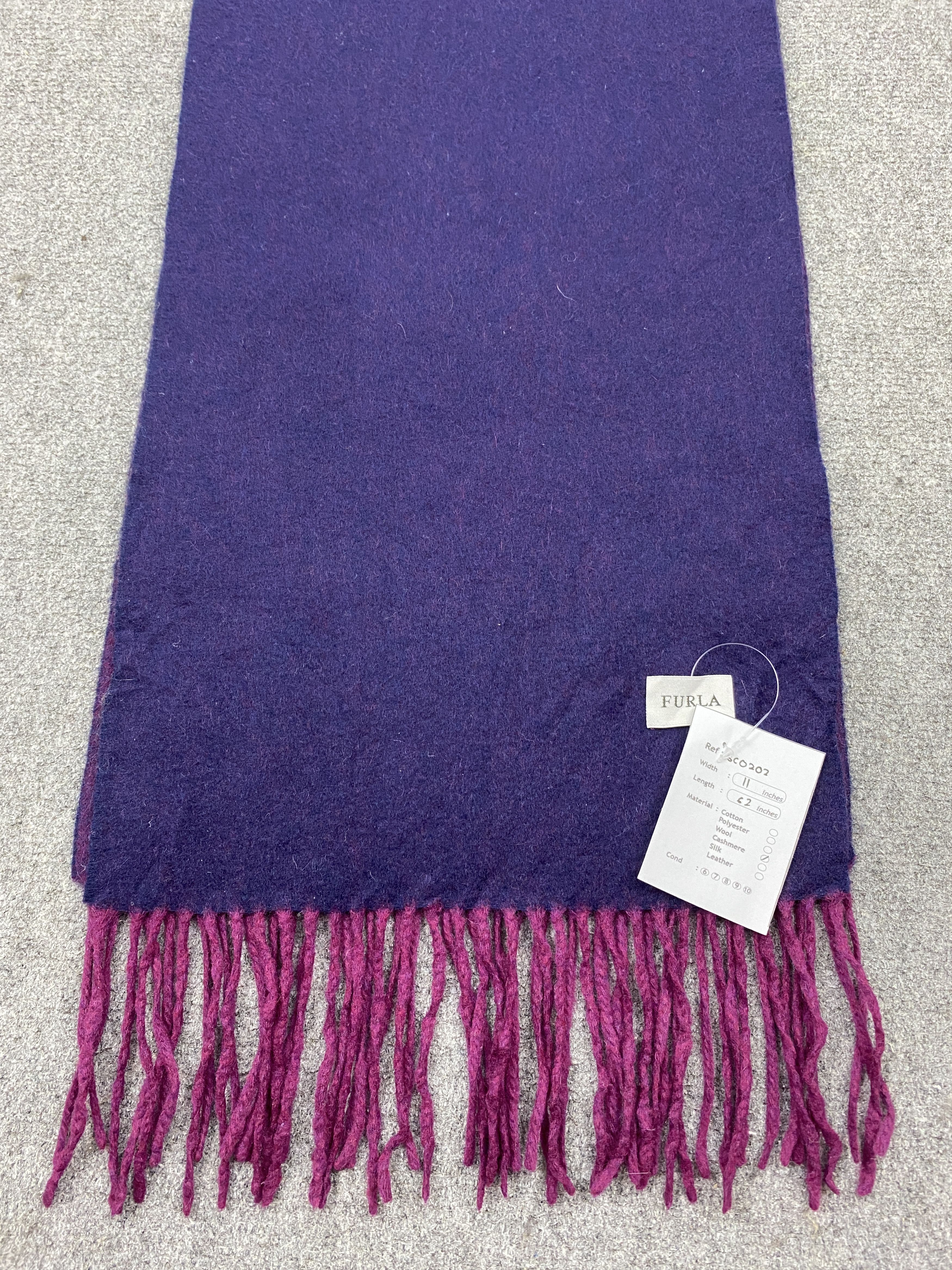 Furla Furla Cashmere Scarf Muffler Neckwear SC0202 Size ONE SIZE - 6 Thumbnail