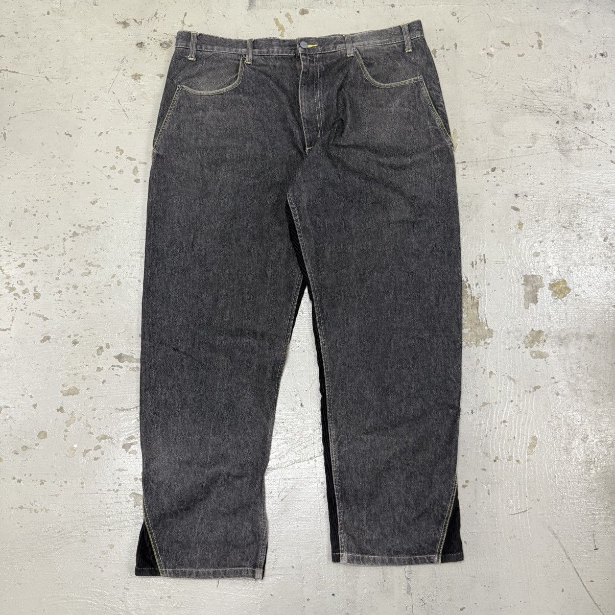 Sean John Vintage Y2K Sean John Black Carpenter Baggy Denim Jnco Size US 40 / EU 56 - 1 Thumbnail
