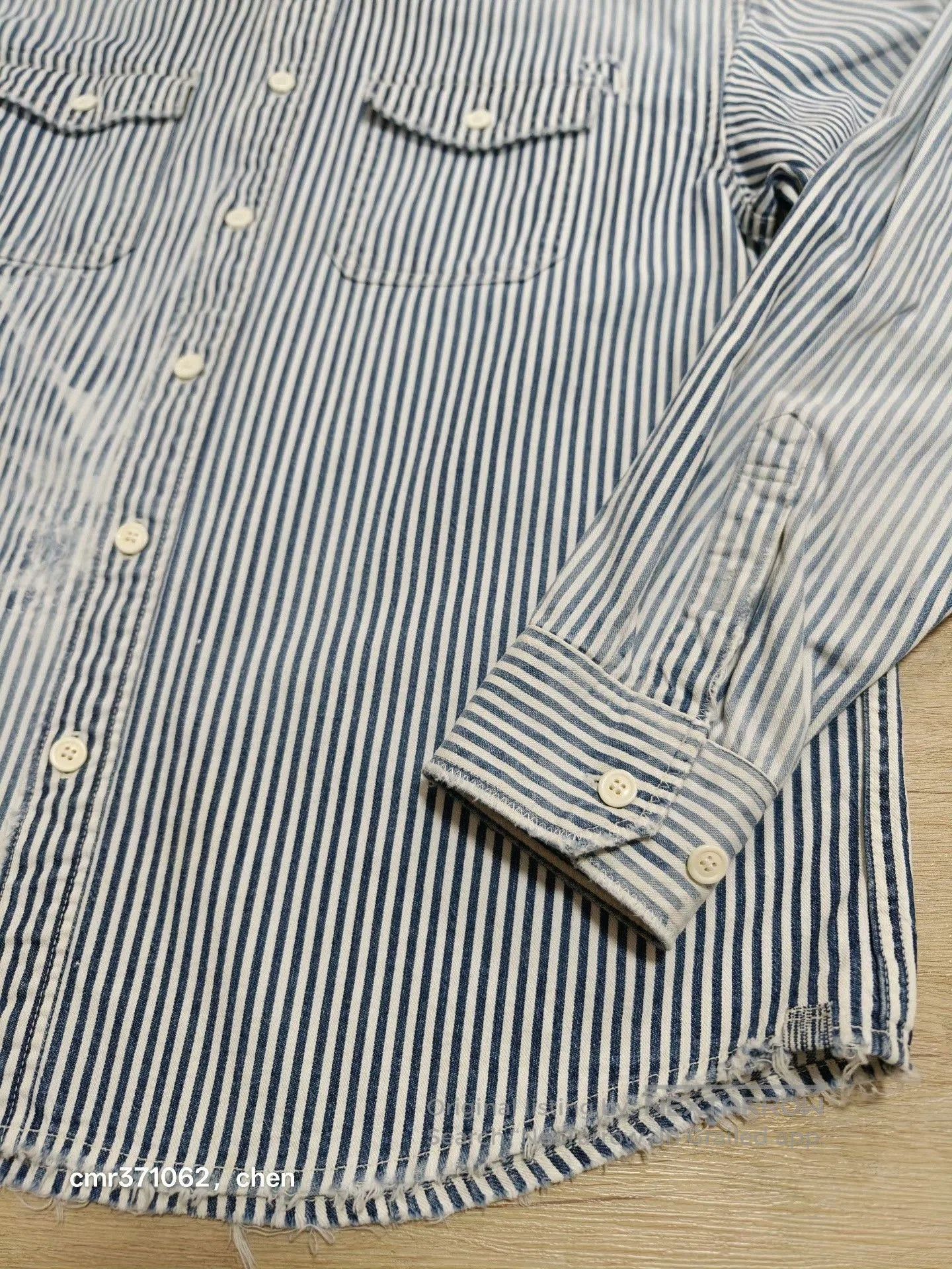 Visvim VISVIM 22SS LUMBER L/S HICKORY CRASH. Size US S / EU 44-46 / 1 - 6 Thumbnail