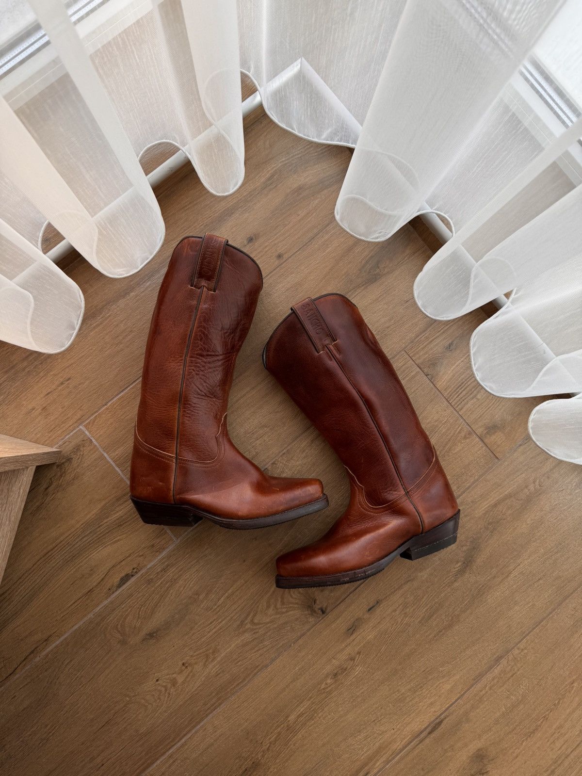 Cowboy Equipment × Sancho Boots × Vintage Vintage Sancho Cowboy Western Made in Spain Boots sz 38 Size US 8 / IT 38 - 12 Thumbnail
