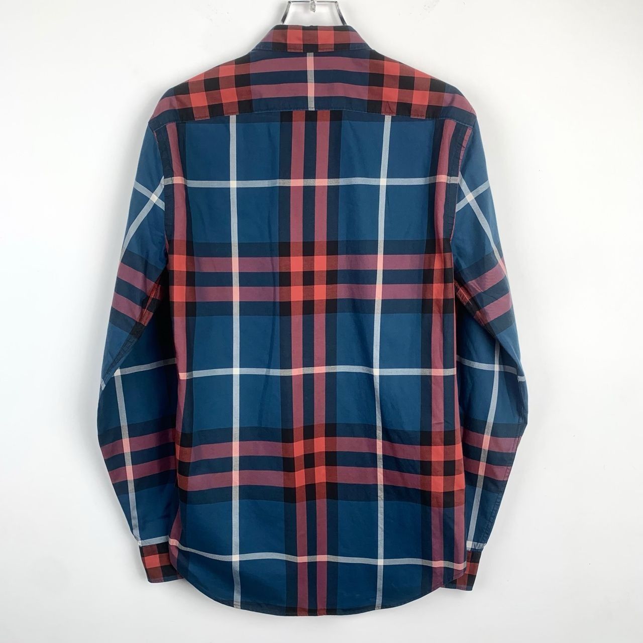 Burberry Burberry Brit Mens Plaid Long-Sleeve Shirt XS 100% Cotton Bl Size US XS / EU 42 / 0 - 6 Thumbnail