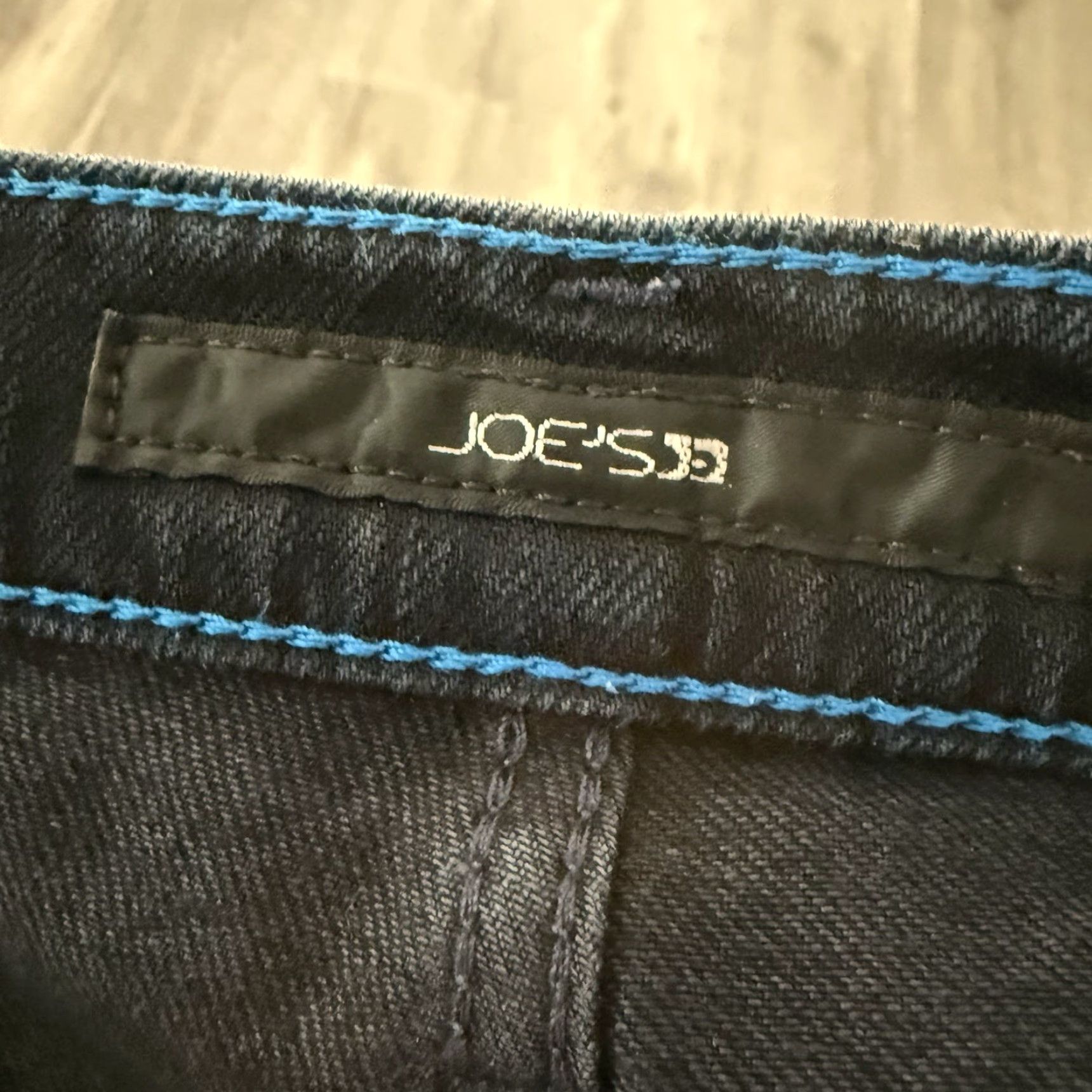 Vintage Joe's Jeans Ankle Cigarette Womens 31 Dark Wash Denim Ankle Buttons Blue Reed Stretch 5-Pocket Classic Slim Jeans Womens Size 24" / US 00 / IT 34 - 2 Thumbnail
