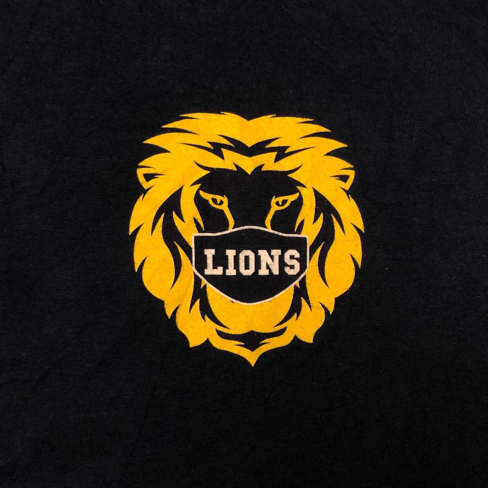 Gildan Navy Magnolia Lions Mask Graphic Tee Size US XXL / EU 58 / 5 - 3 Thumbnail