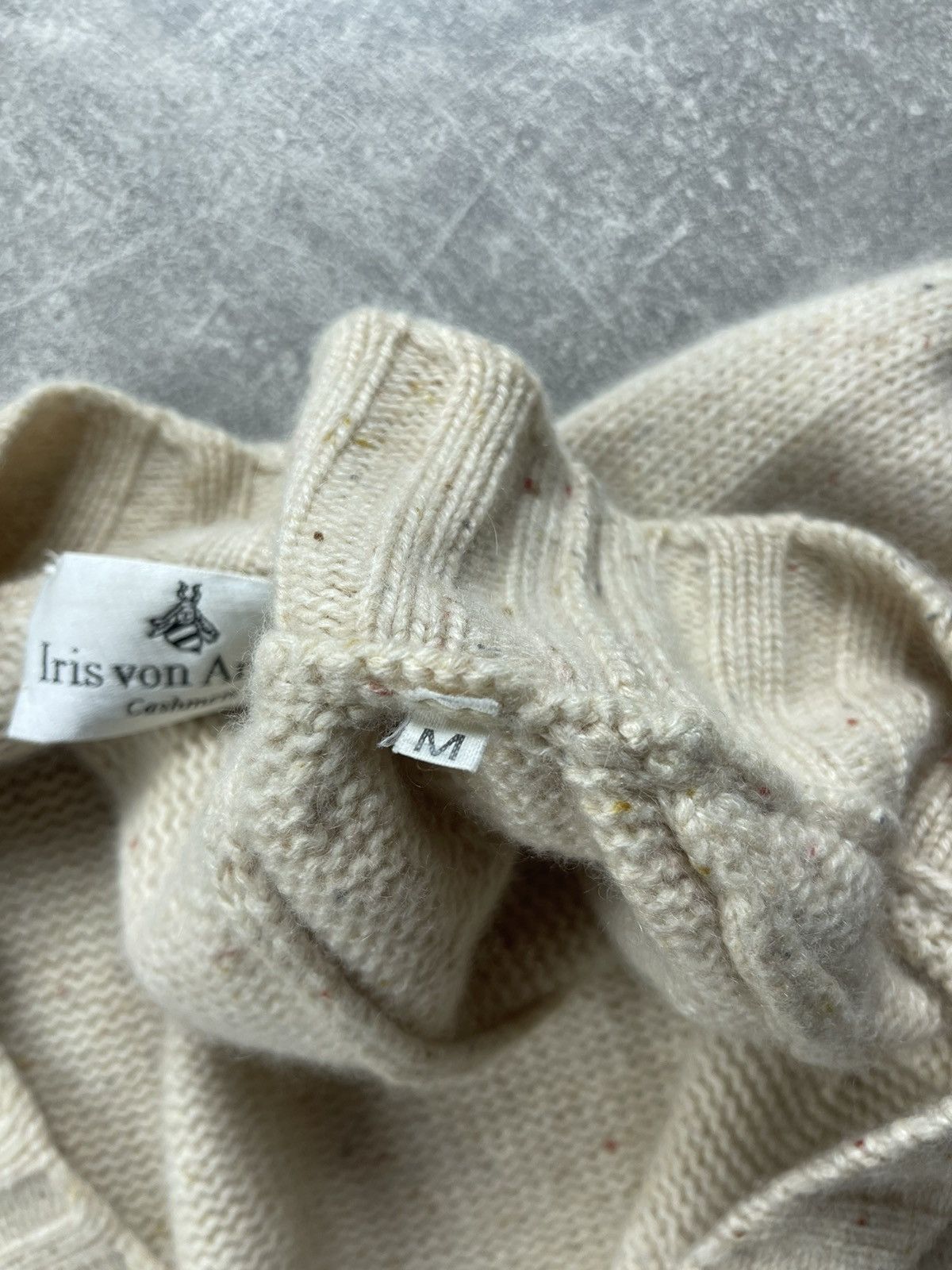 Iris von Arnim Iris von Arnim Cashmere Knit Cardigan Beige Button Longline Size M / US 6-8 / IT 42-44 - 11 Thumbnail