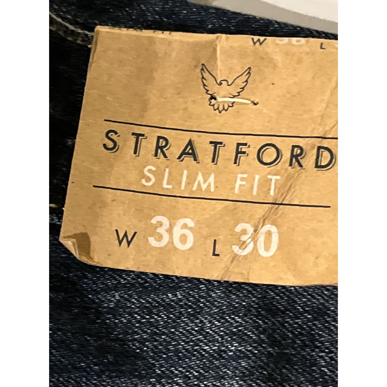 Vintage VINTAGE not applicable here; Company 81 Jeans Slim Fit 36/30 Men Denim Pants Blue 5-Pocket Belt Loops Mid Rise Regular Fit Cotton Jeans Size US 36 / EU 52 - 3 Thumbnail