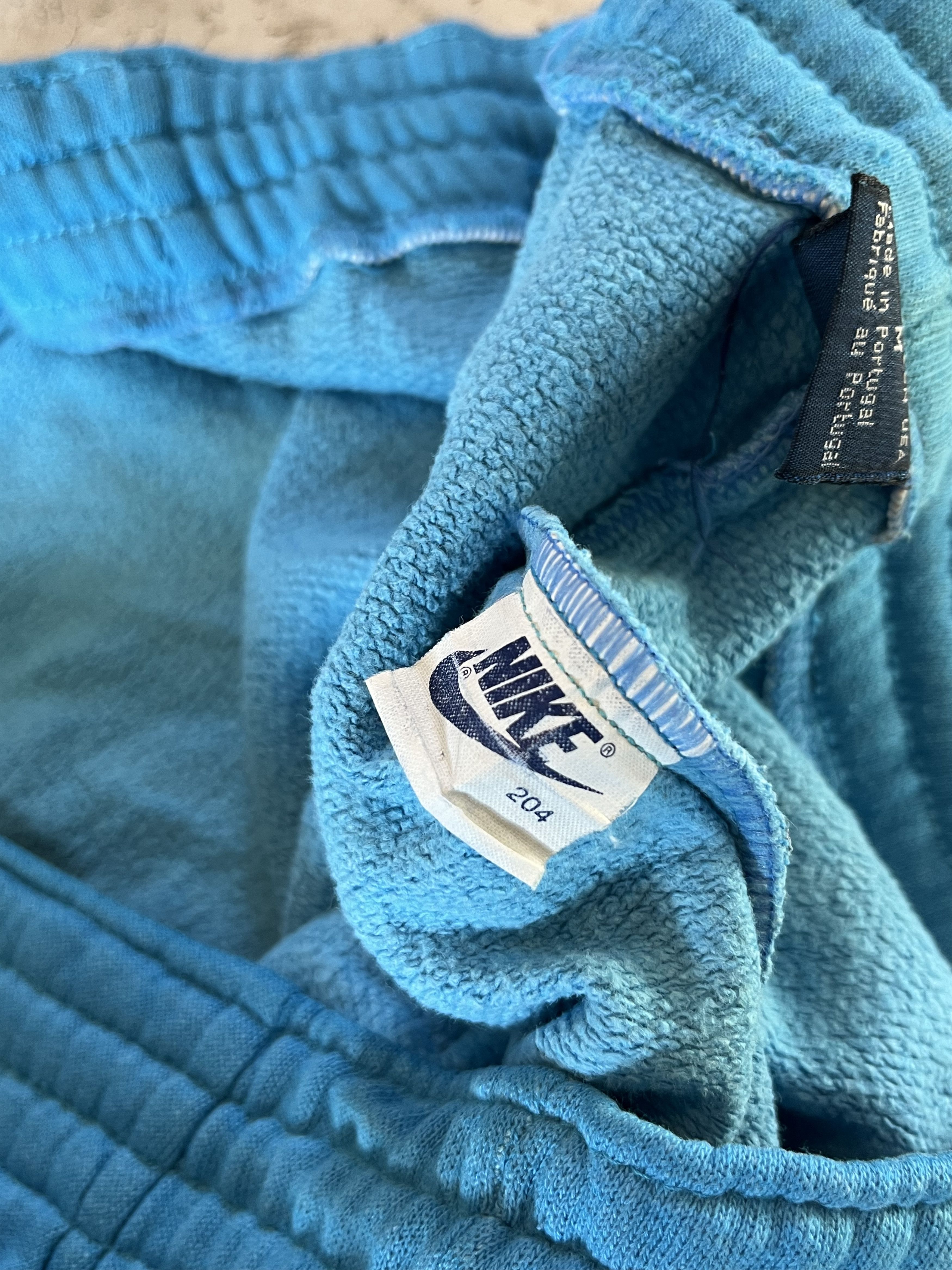 Nike × Vintage 80s Nike Big Swoosh Cotton Trucksuit Sweatshirt and Pants Size US M / EU 48-50 / 2 - 11 Thumbnail