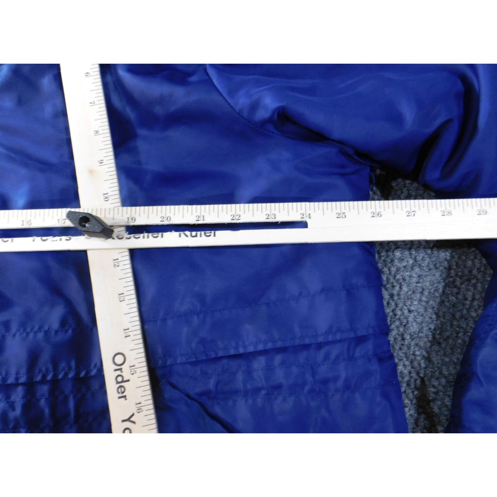 Torrid Torrid Jacket 2X Blue Puffer Coat Womens Hooded Insulated Nylon Polyester Winter Long Sleeve Zip Basic Jacket Size XXL / US 16-18 / IT 52-54 - 5 Thumbnail