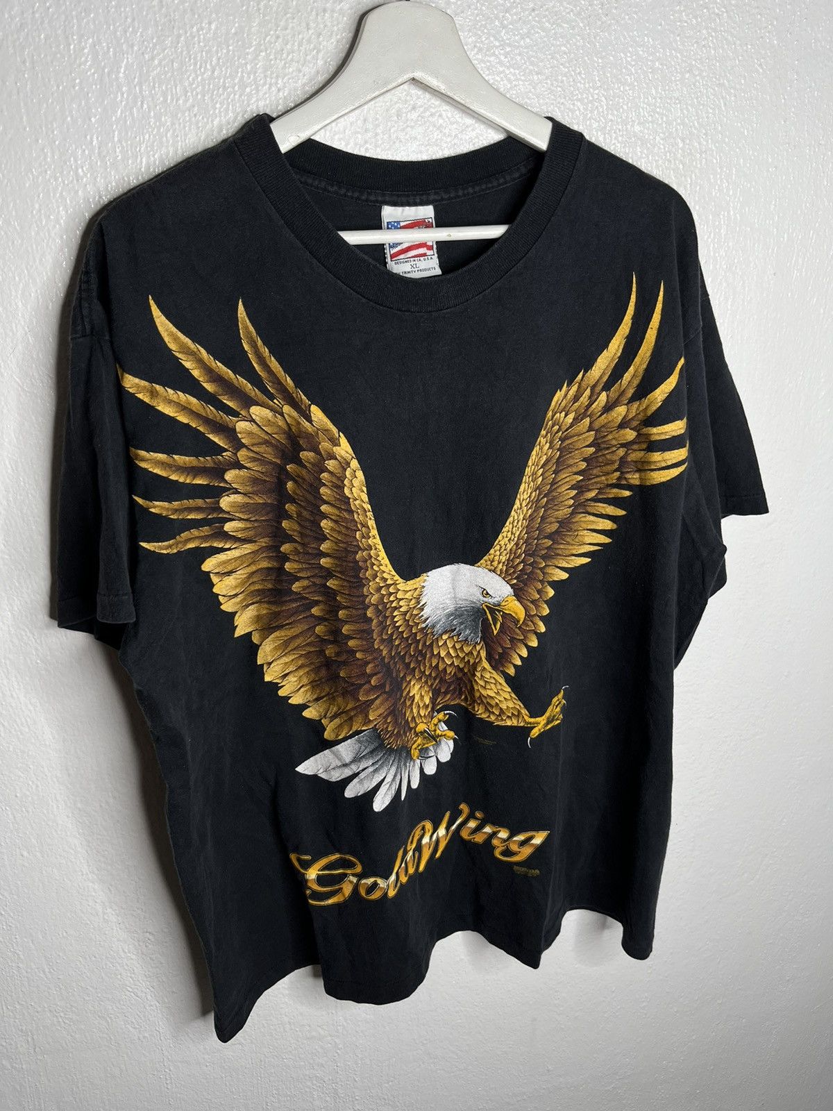Harley Davidson × Other × Vintage Tshirt EAGLE GOLDWING 1995 Size US XL / EU 56 / 4 - 2 Thumbnail