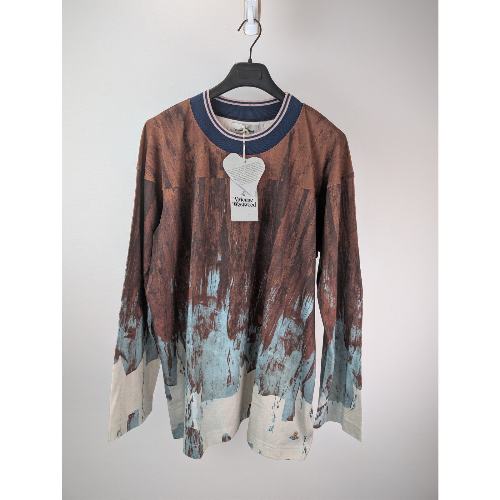 Vivienne Westwood o1rshd1 Fresh T-Shirt in Blue / Brushed Organic Jersey Size US L / EU 52-54 / 3 - 9 Thumbnail