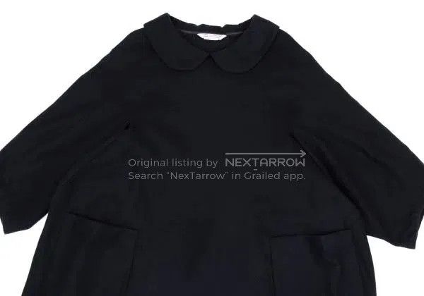 Comme des Garcons Comme Des Garcons Navy Retro Peter Pan Collar Dress Size S / US 4 / IT 40 - 4 Thumbnail