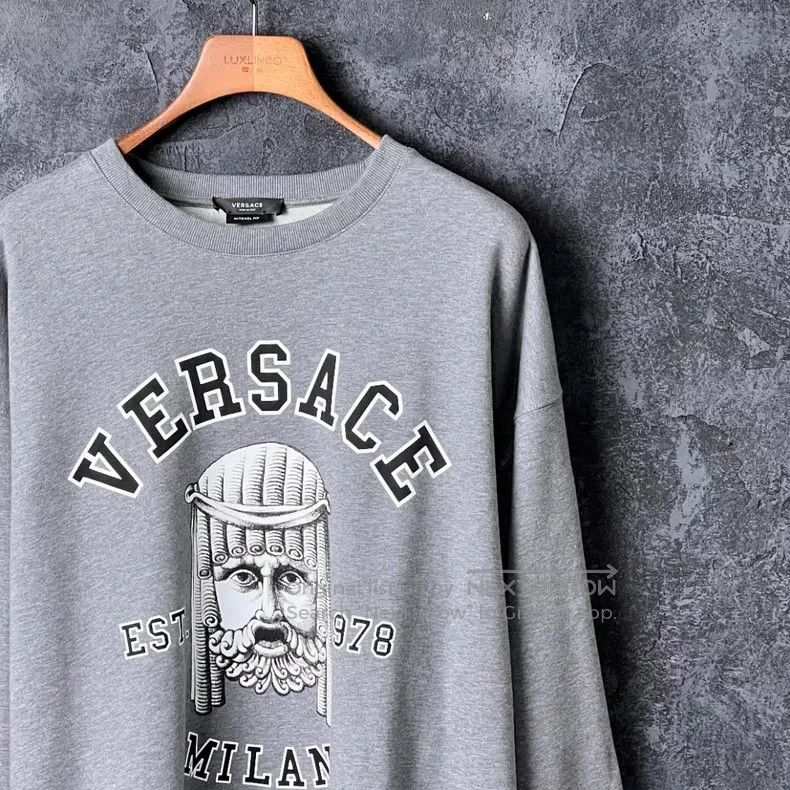 Versace Versace Multi-element printed cotton sweatshirt Size US L / EU 52-54 / 3 - 3 Thumbnail