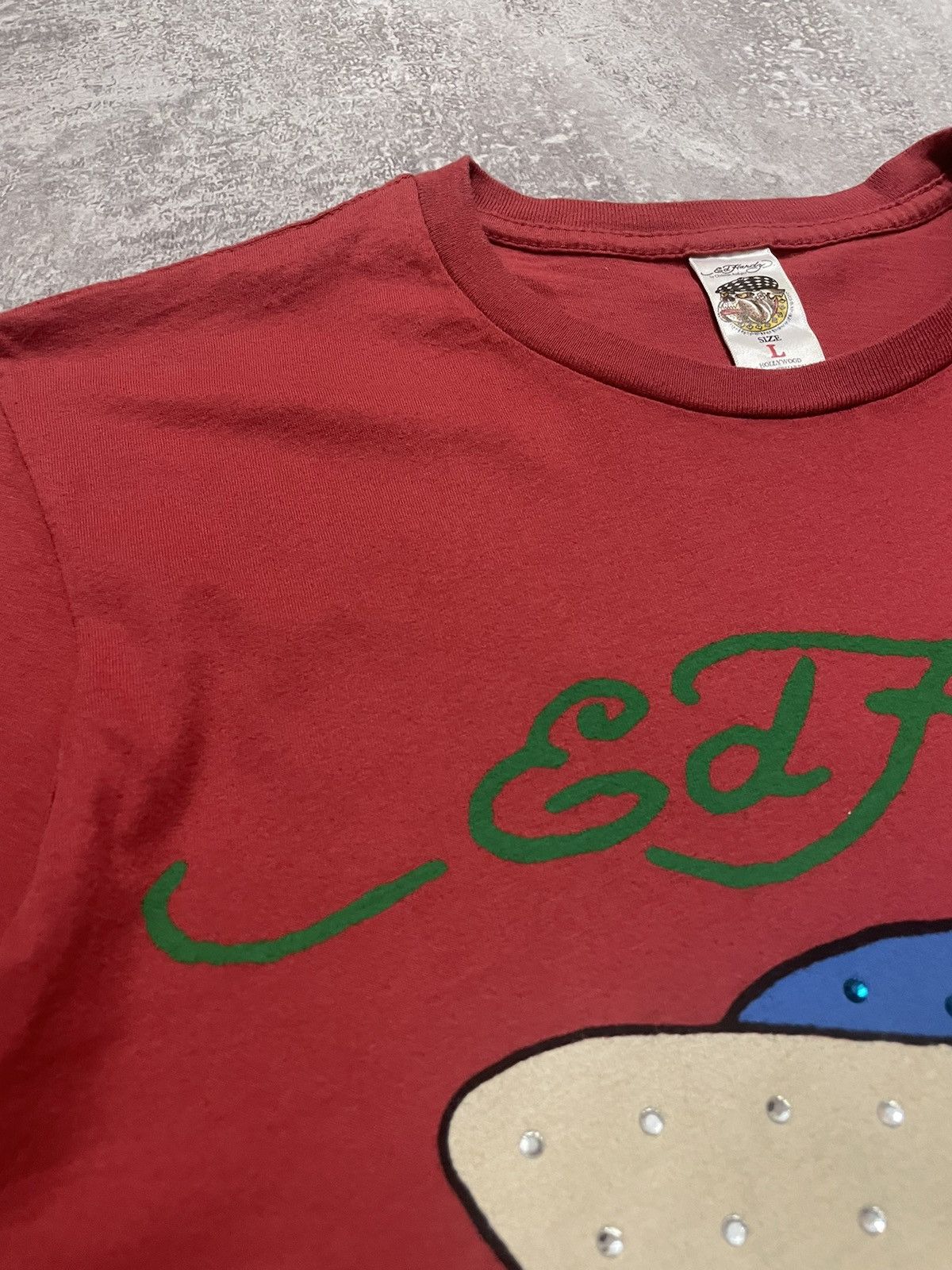 Christian Audigier Vintage Ed Hardy T-shirt Y2K Size US L / EU 52-54 / 3 - 7 Thumbnail