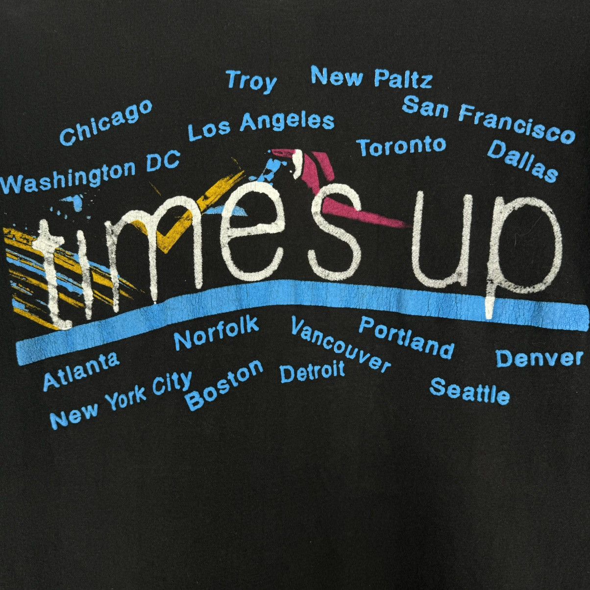 Band Tees Vintage 1990 Living Colour Time’s Up Band Rock T Shirt Size US XL / EU 56 / 4 - 6 Thumbnail