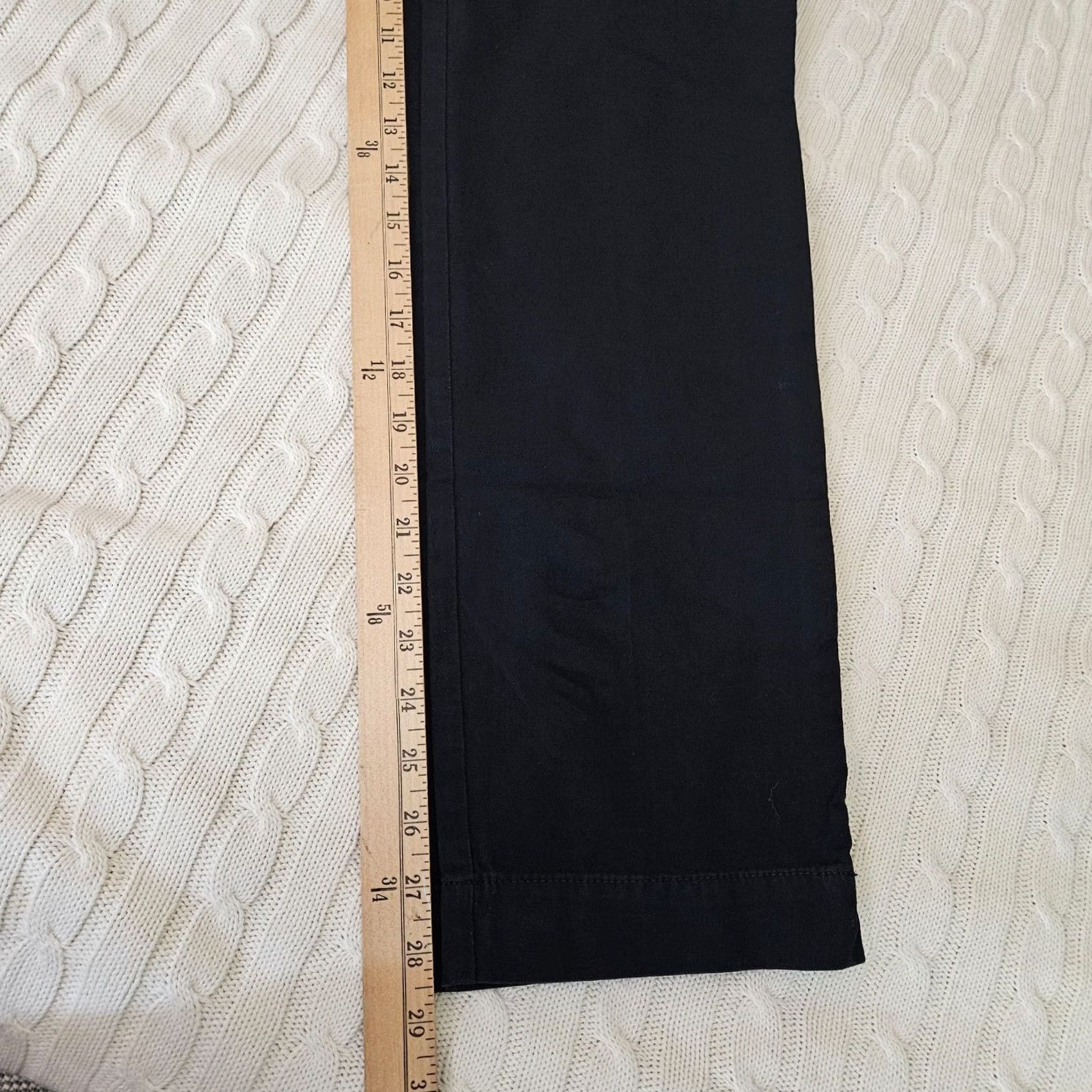 Max Mara VINTAGE Weekend Maxmara Womens Black Straight Leg Trousers Size 2 Size 26" / US 2 / IT 38 - 4 Thumbnail