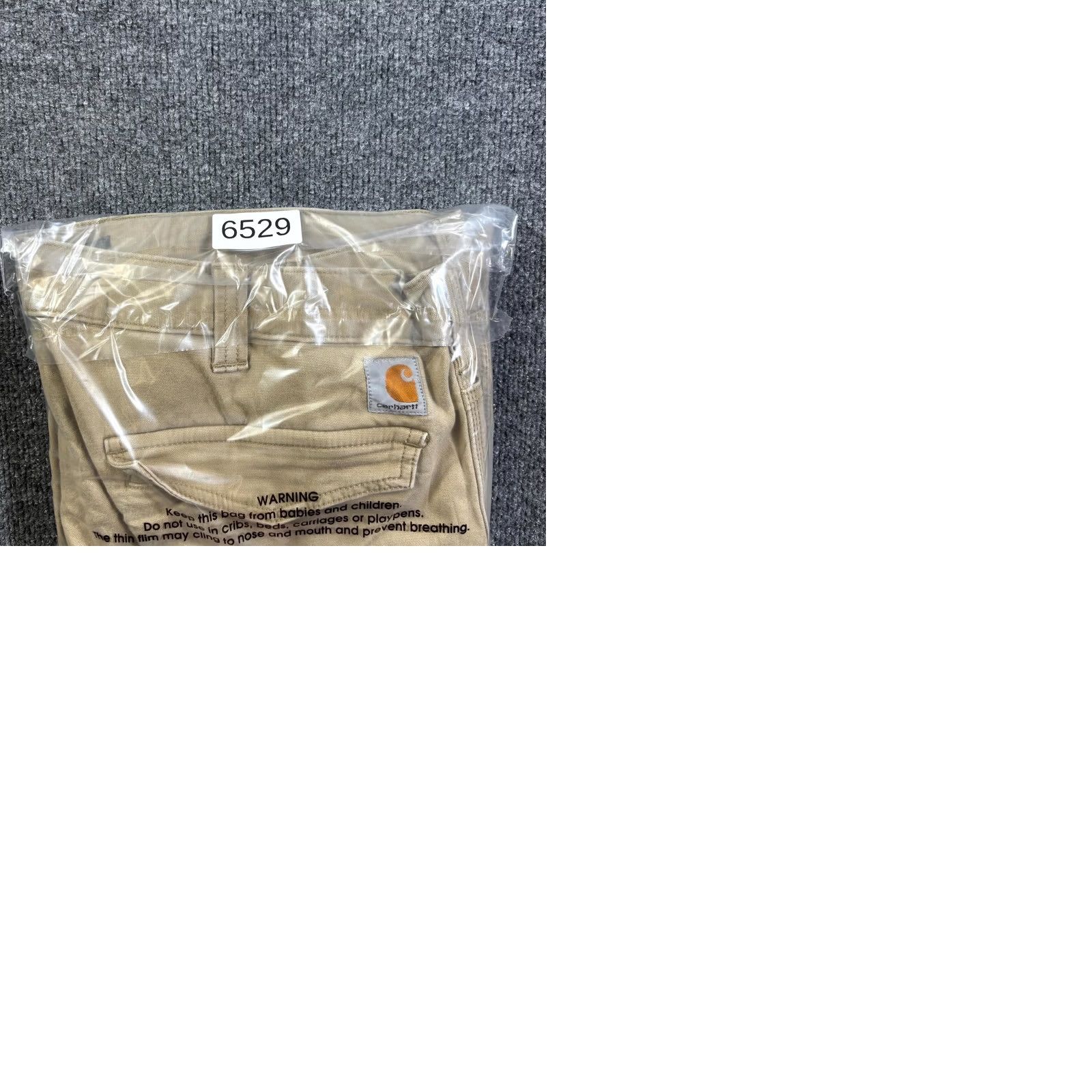 Carhartt Carhartt Mens 42x34 Beige Rigby Cargo Pants Relaxed Fit Straight Leg Workwear Size US 42 / EU 58 - 11 Thumbnail