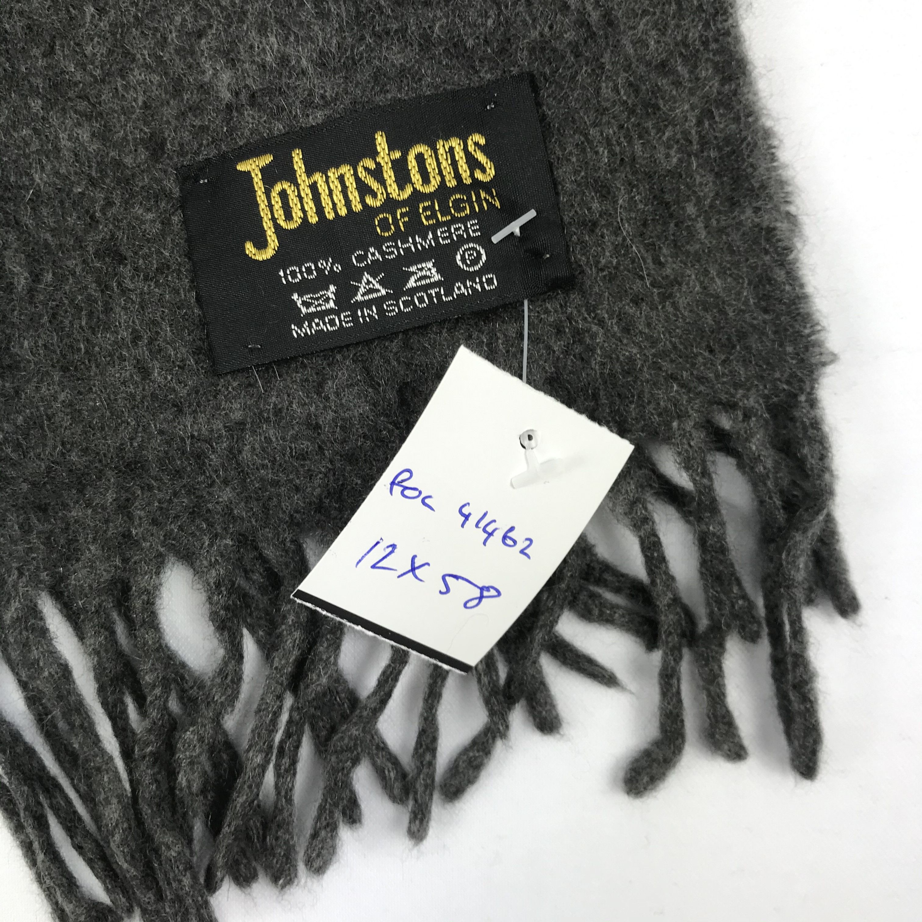 Vintage Vintage Johnstons Scarf Muffler Wool Cashmere Scarves Size ONE SIZE - 4 Thumbnail