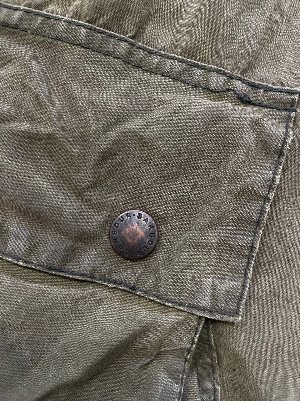Barbour Vintage Barbour Border Waxed Cotton Jacket Made In England Size US L / EU 52-54 / 3 - 7 Thumbnail