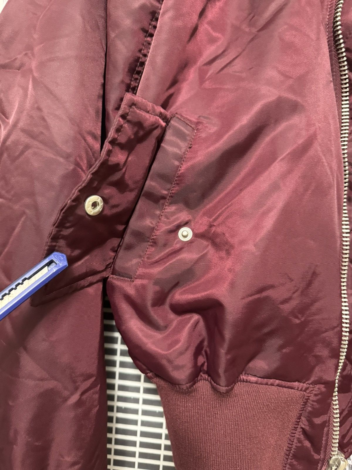 Fear of God FOG Fear of God Bomber Jacket Collection Two Burgundy SZ S🔥 Size US S / EU 44-46 / 1 - 4 Thumbnail