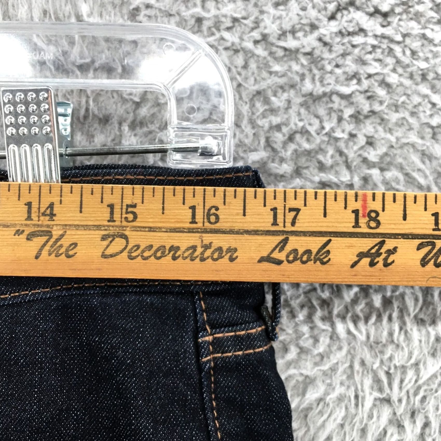 Old Navy Old Navy Jeans Womens 10 Skinny Blue Denim Mid Rise Dark Wash Zip Jeans Size 32" / US 10 / IT 46 - 5 Thumbnail
